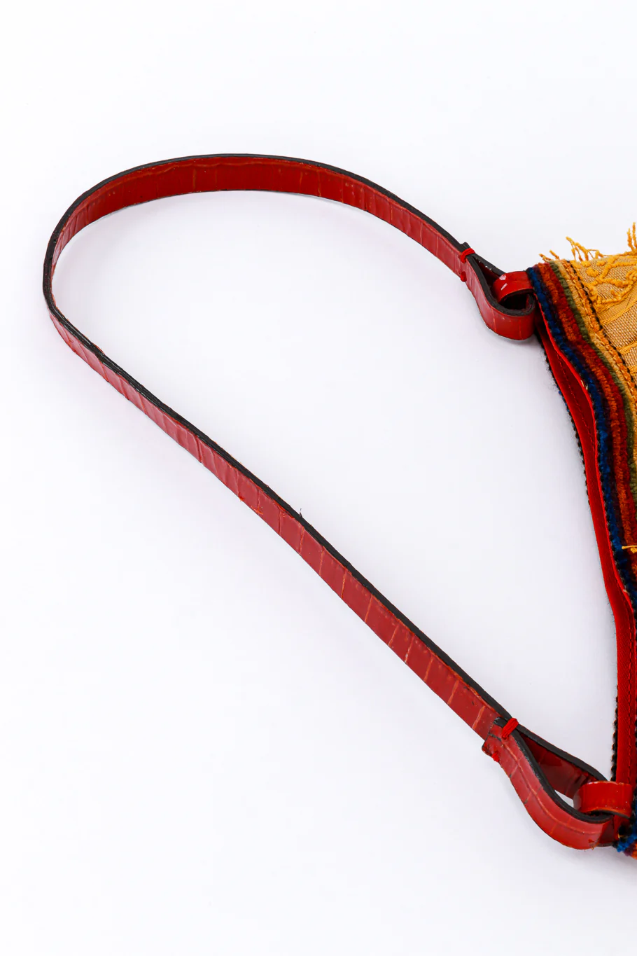 Brocade Chenille Fringe Bag - Image 4