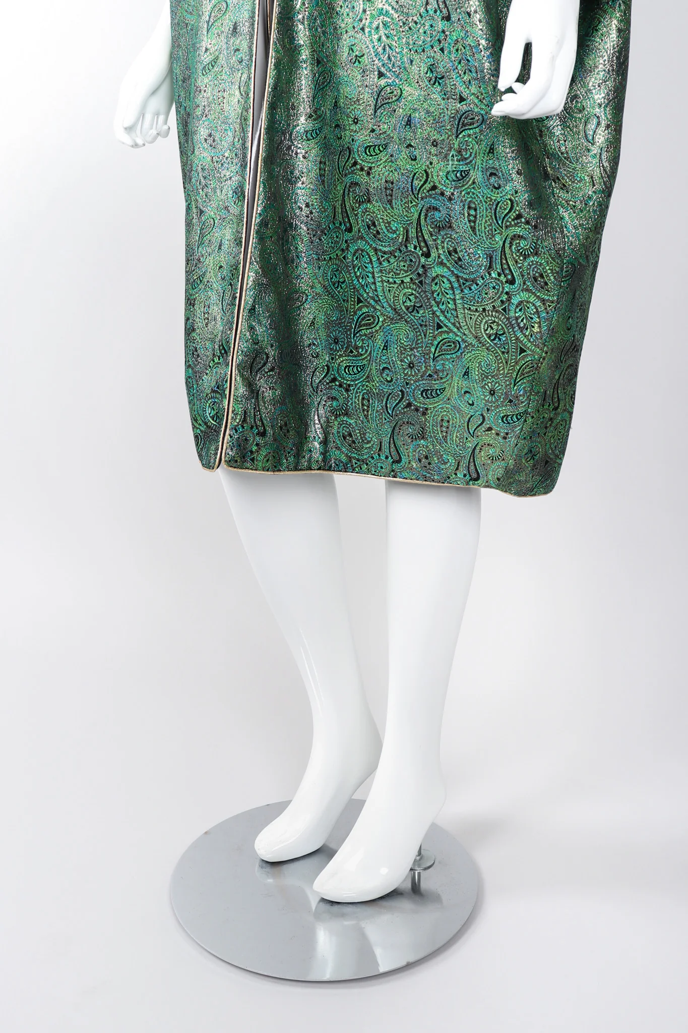 Brocade Cocoon Coat - Image 11