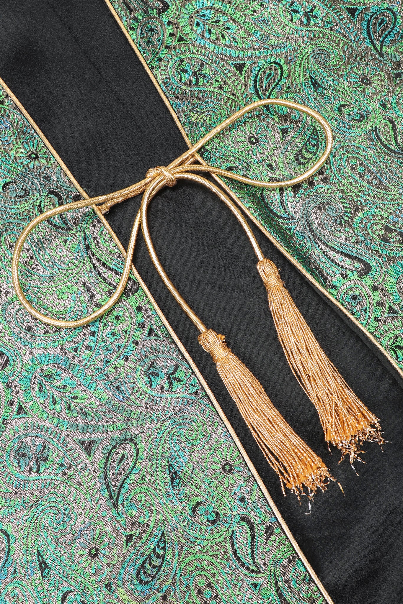 Brocade Cocoon Coat - Image 18
