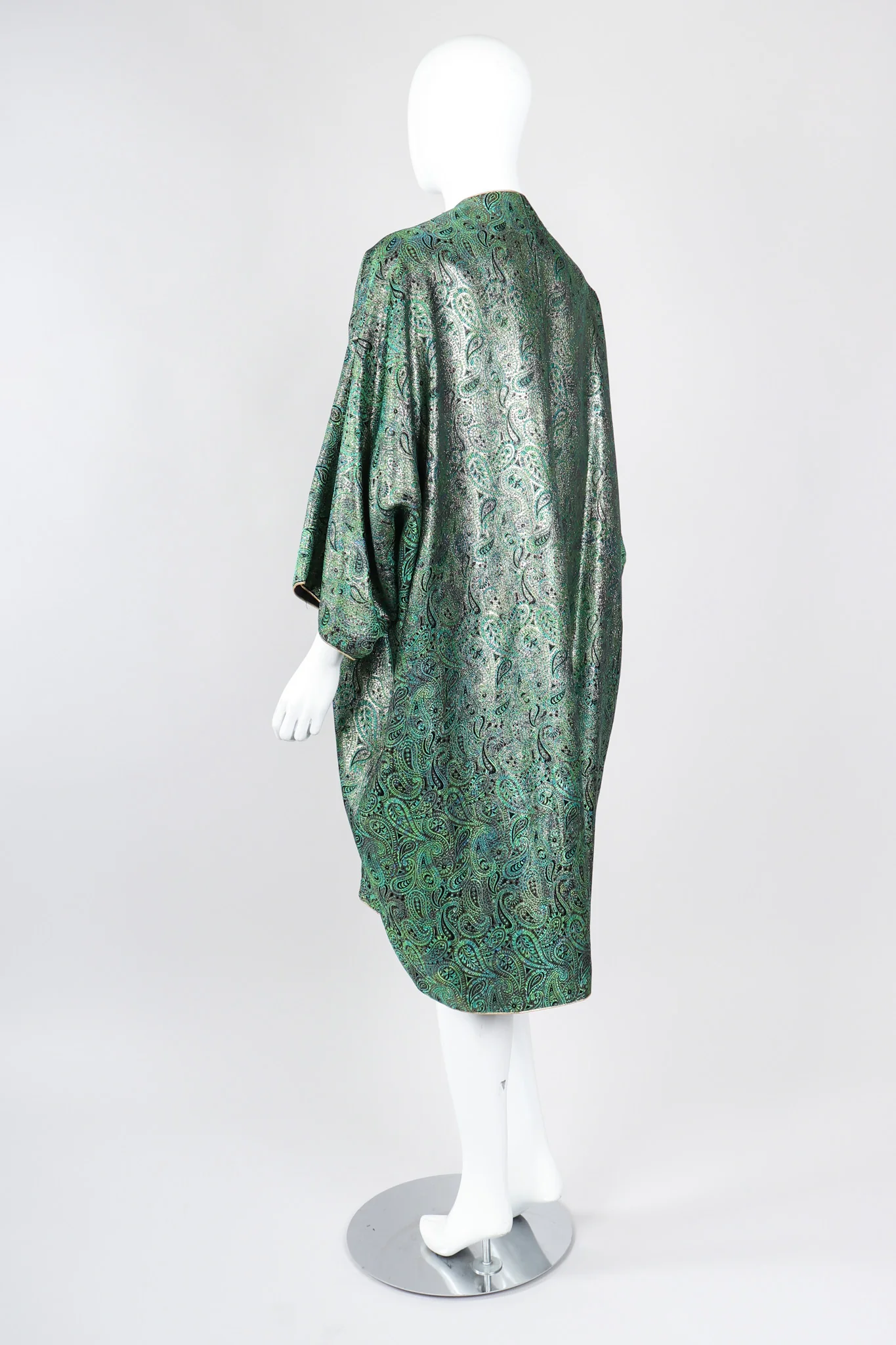 Brocade Cocoon Coat - Image 6