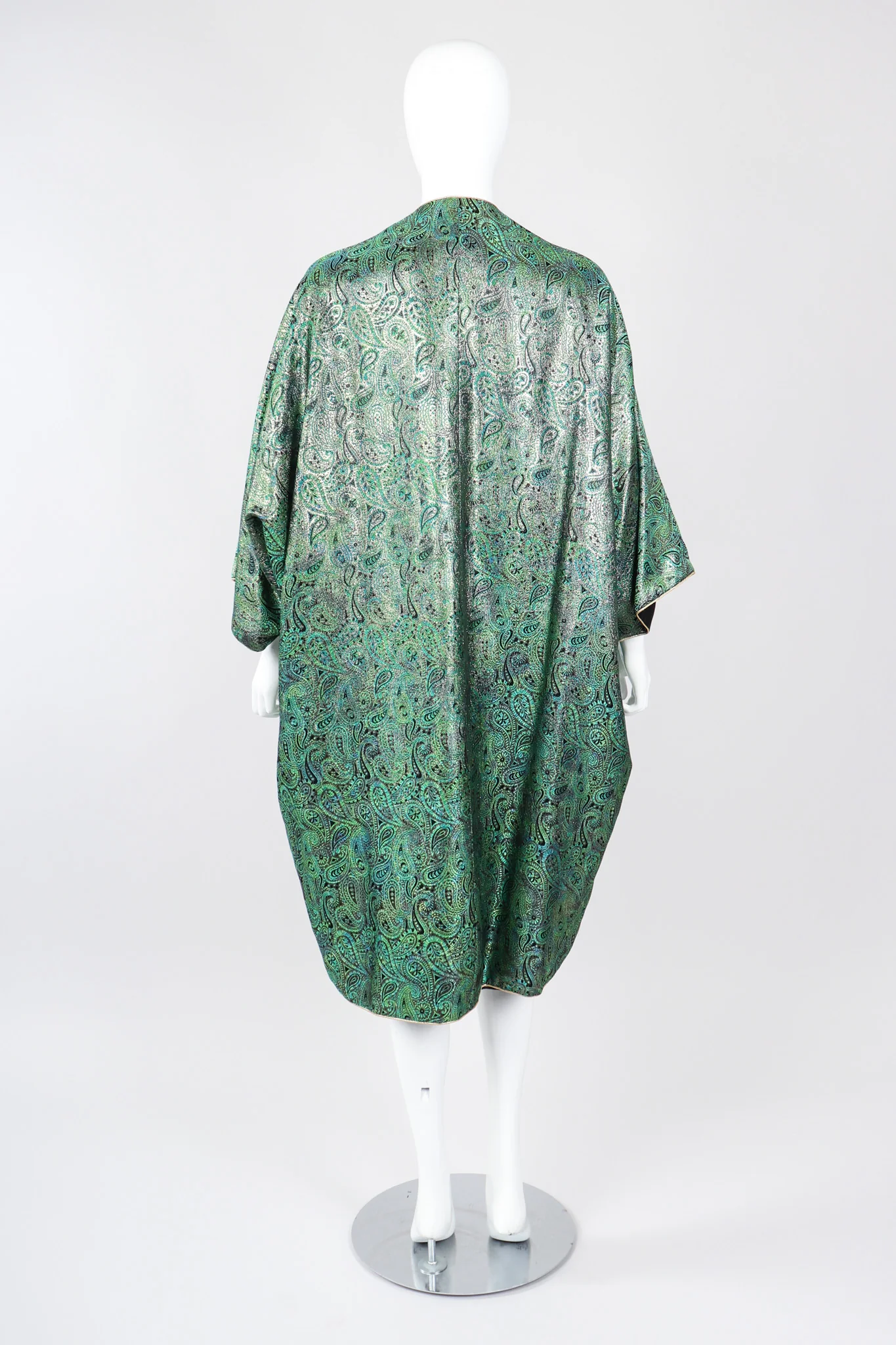Brocade Cocoon Coat - Image 7