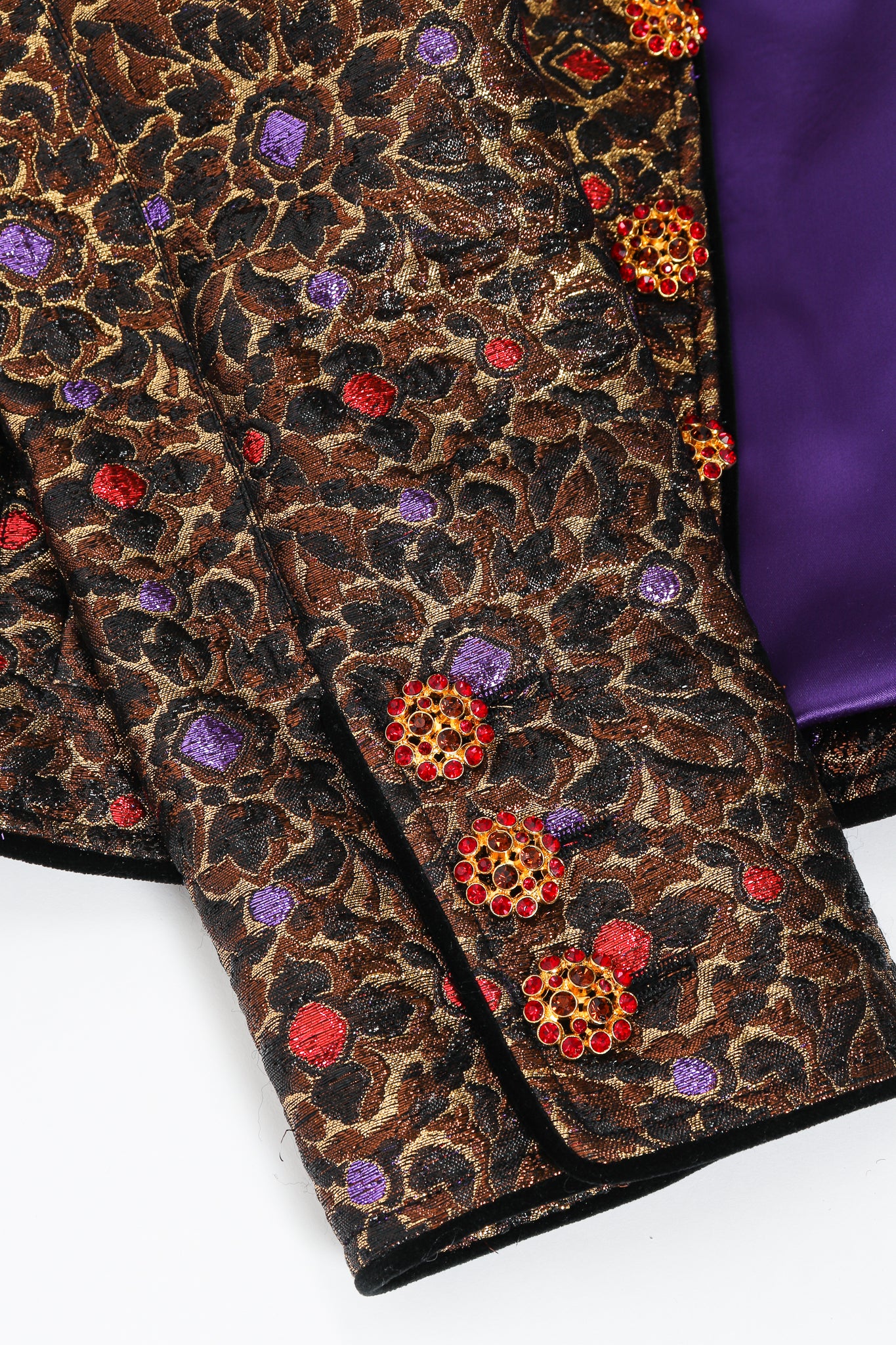 Brocade Crop Jacket - Image 12
