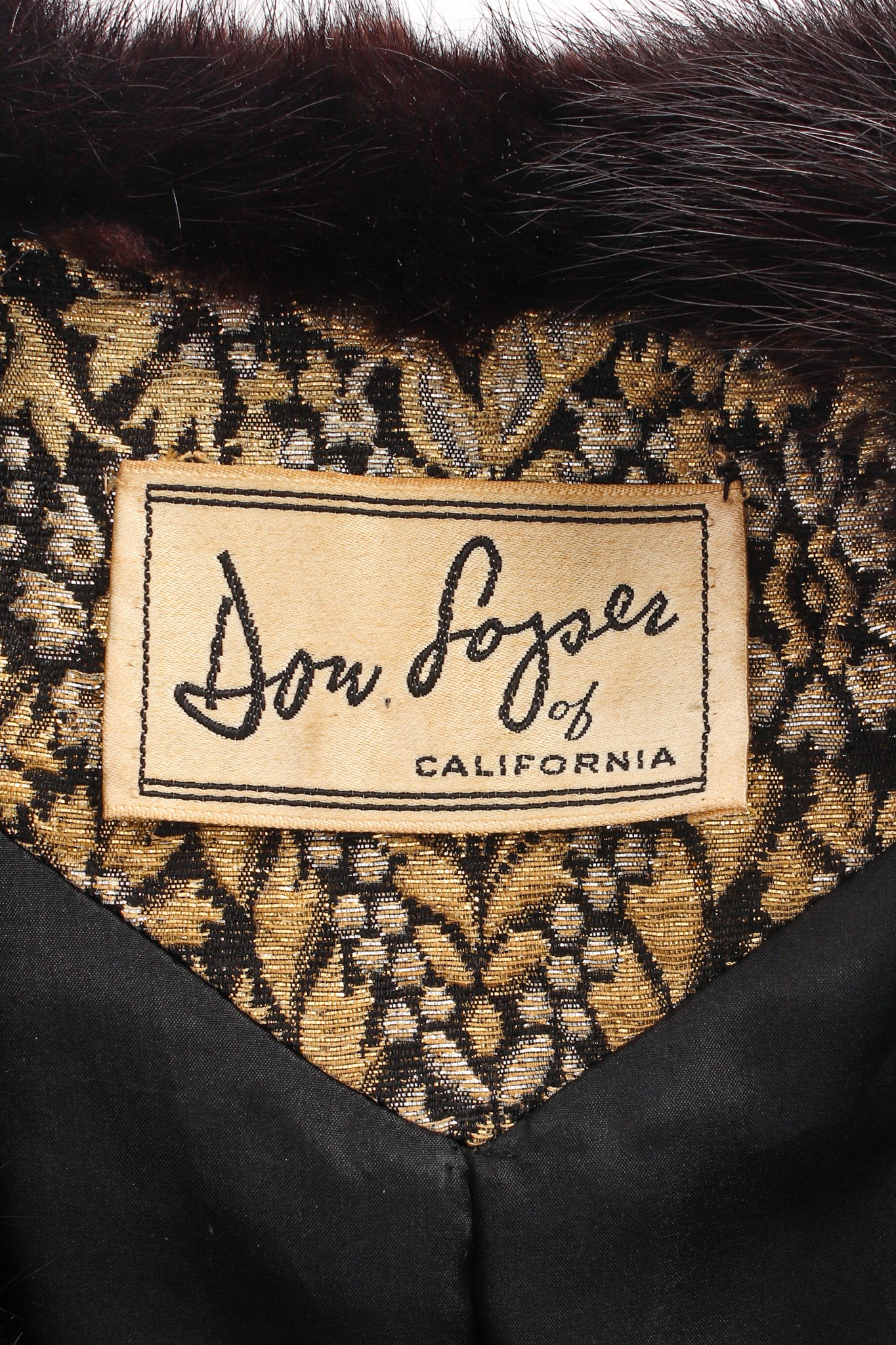 Fleur Foliage Brocade Peacoat - Image 10