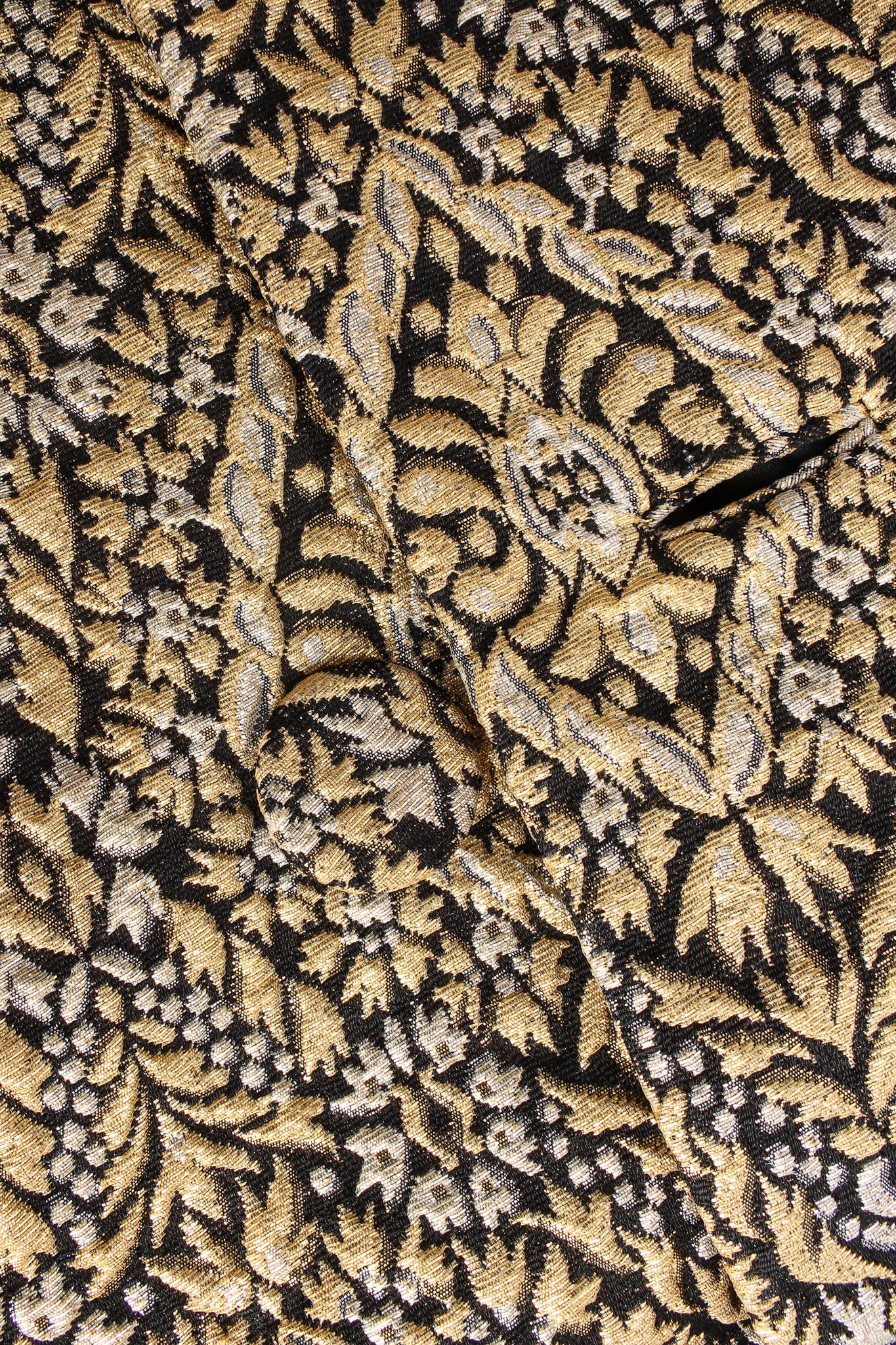 Fleur Foliage Brocade Peacoat - Image 9