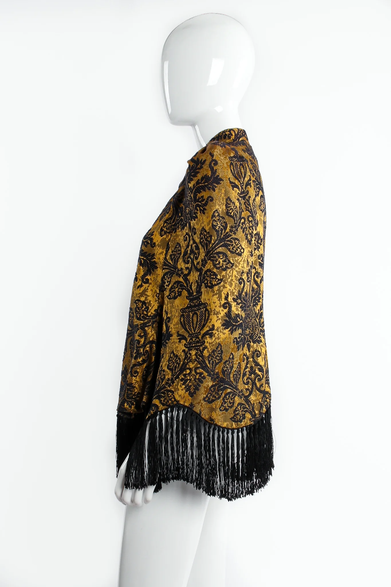Brocade Fringe Capelet - Image 3