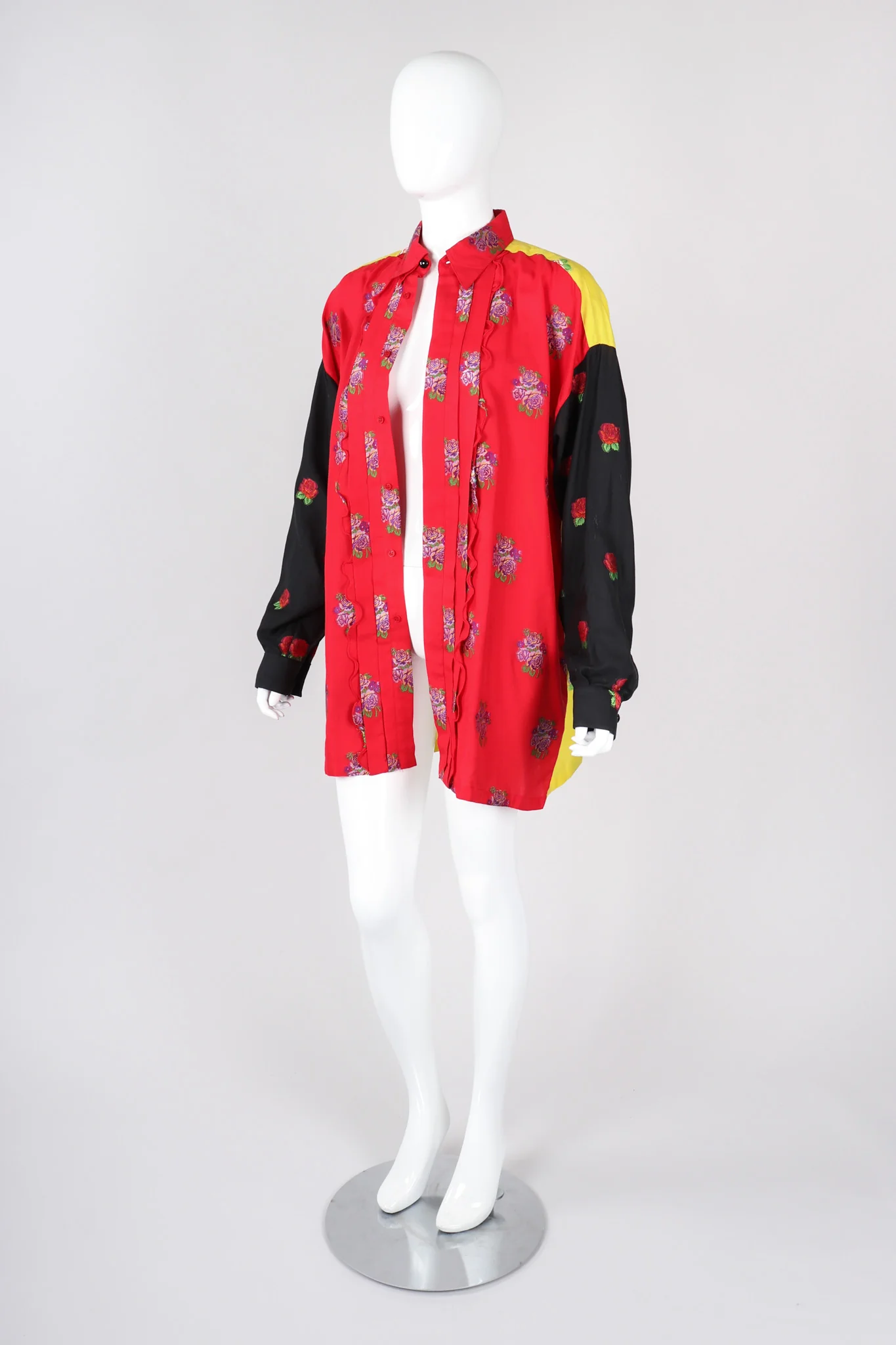 Brocaded Rose Shirt - Image 8