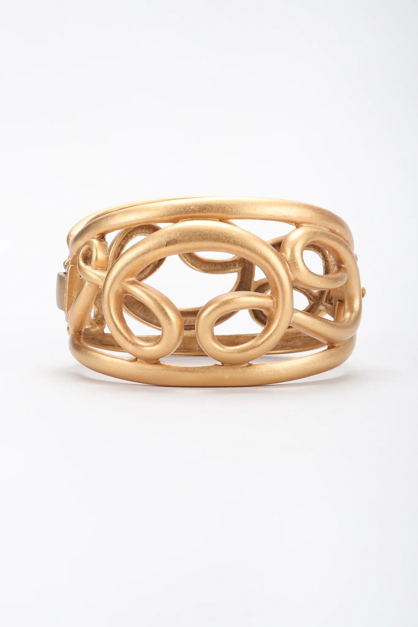 Brushed Swirl Cage Bracelet - Image 5
