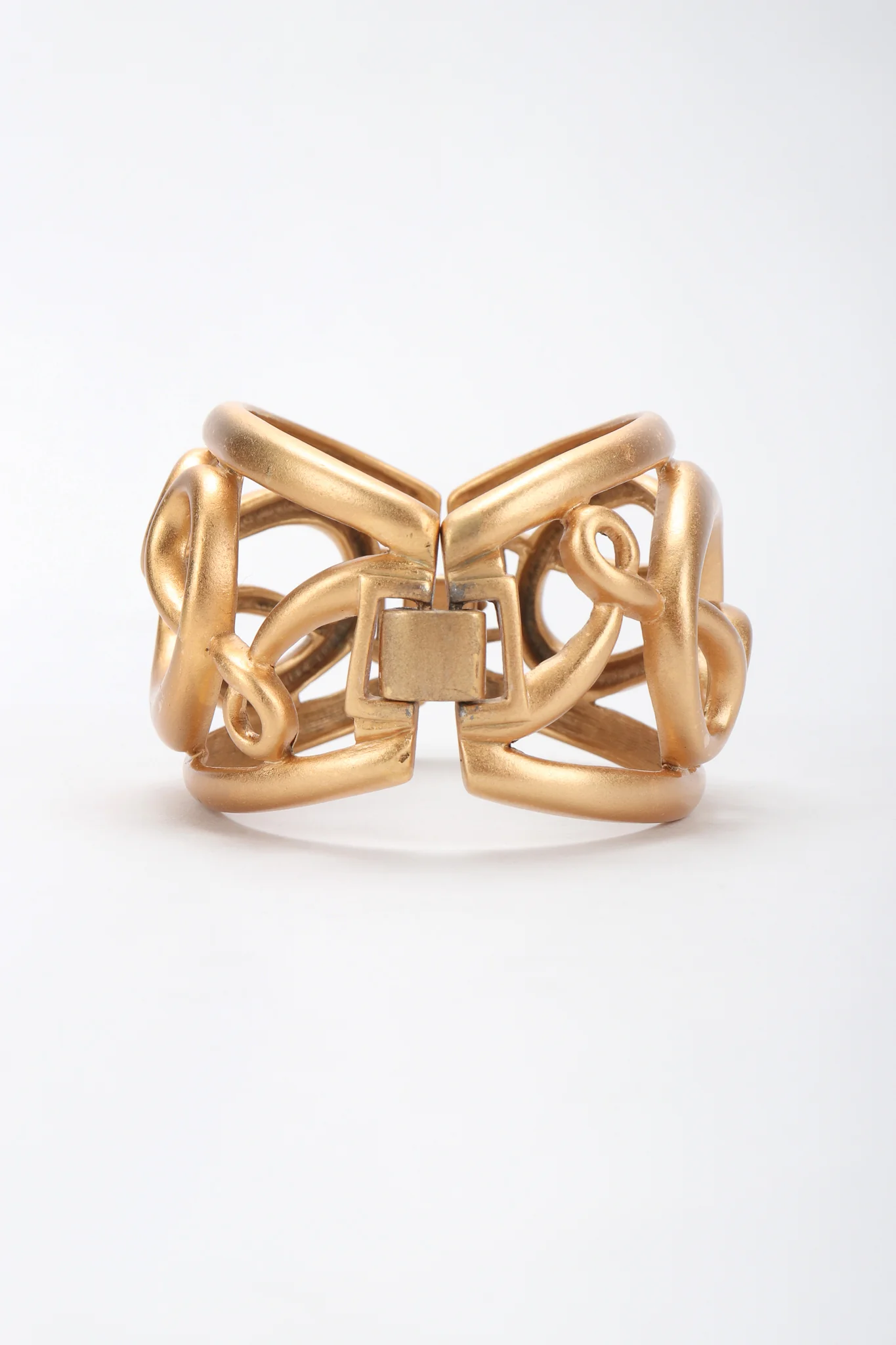 Brushed Swirl Cage Bracelet - Image 8