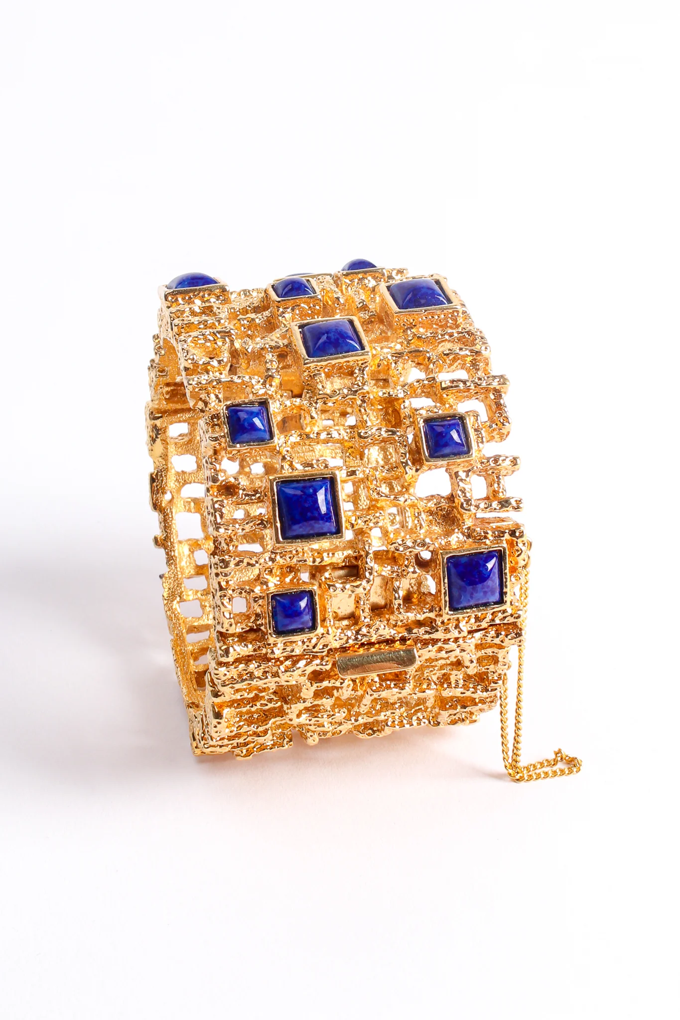Brutalist Cage Cuff Bracelet - Image 2