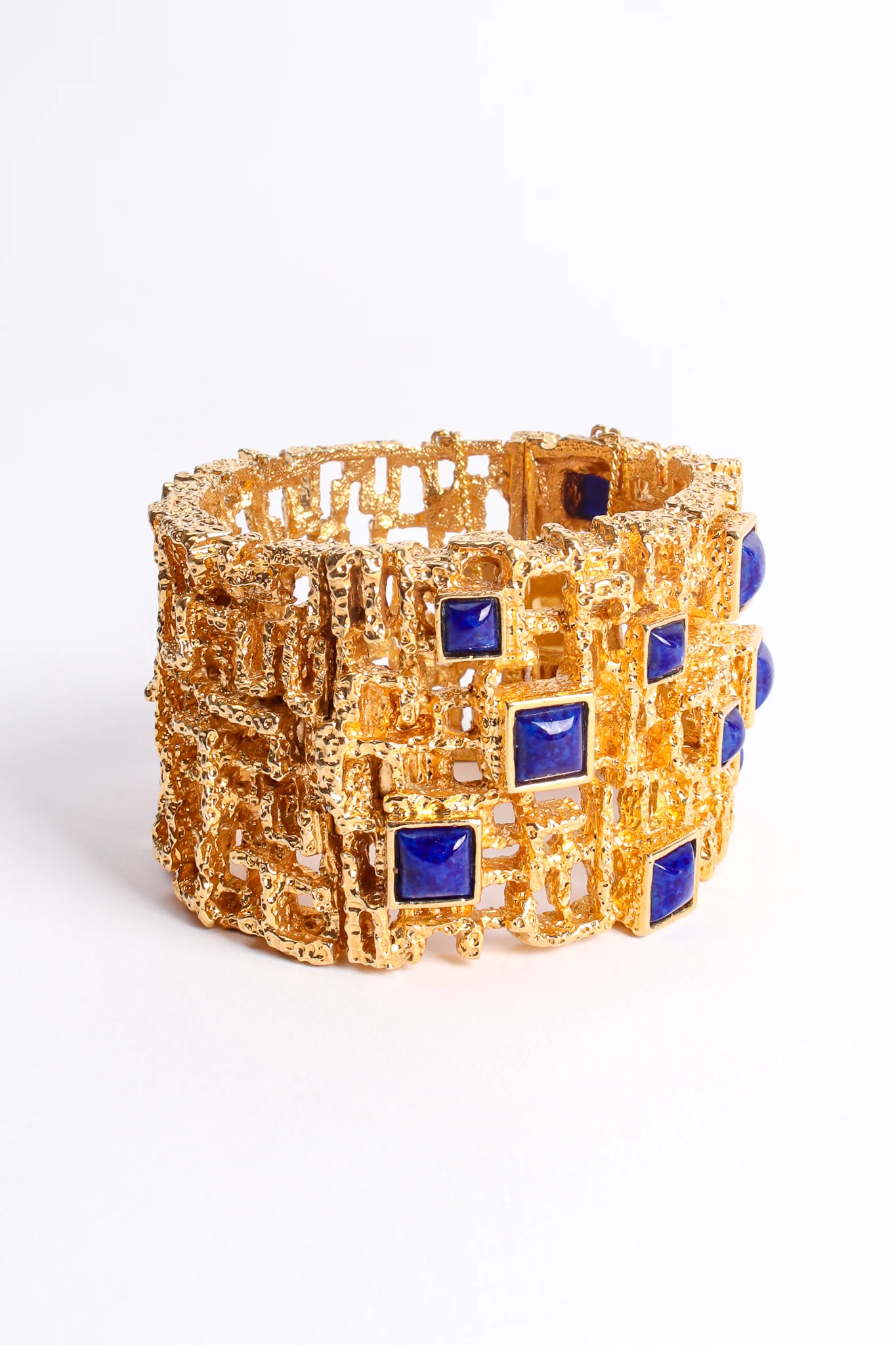 Brutalist Cage Cuff Bracelet - Image 3