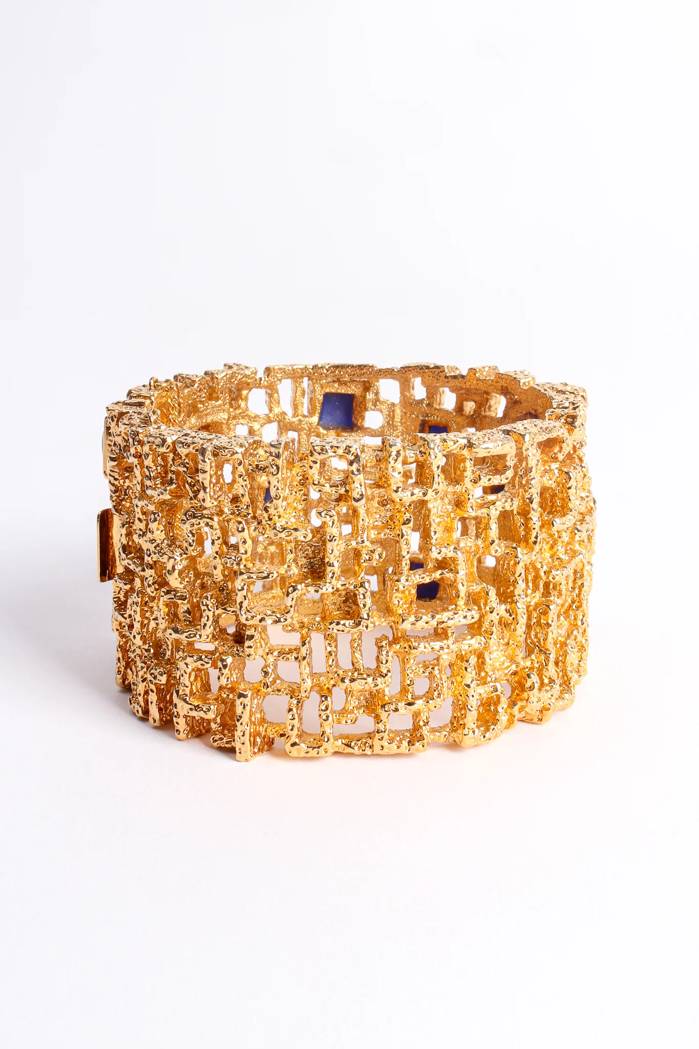Brutalist Cage Cuff Bracelet - Image 4