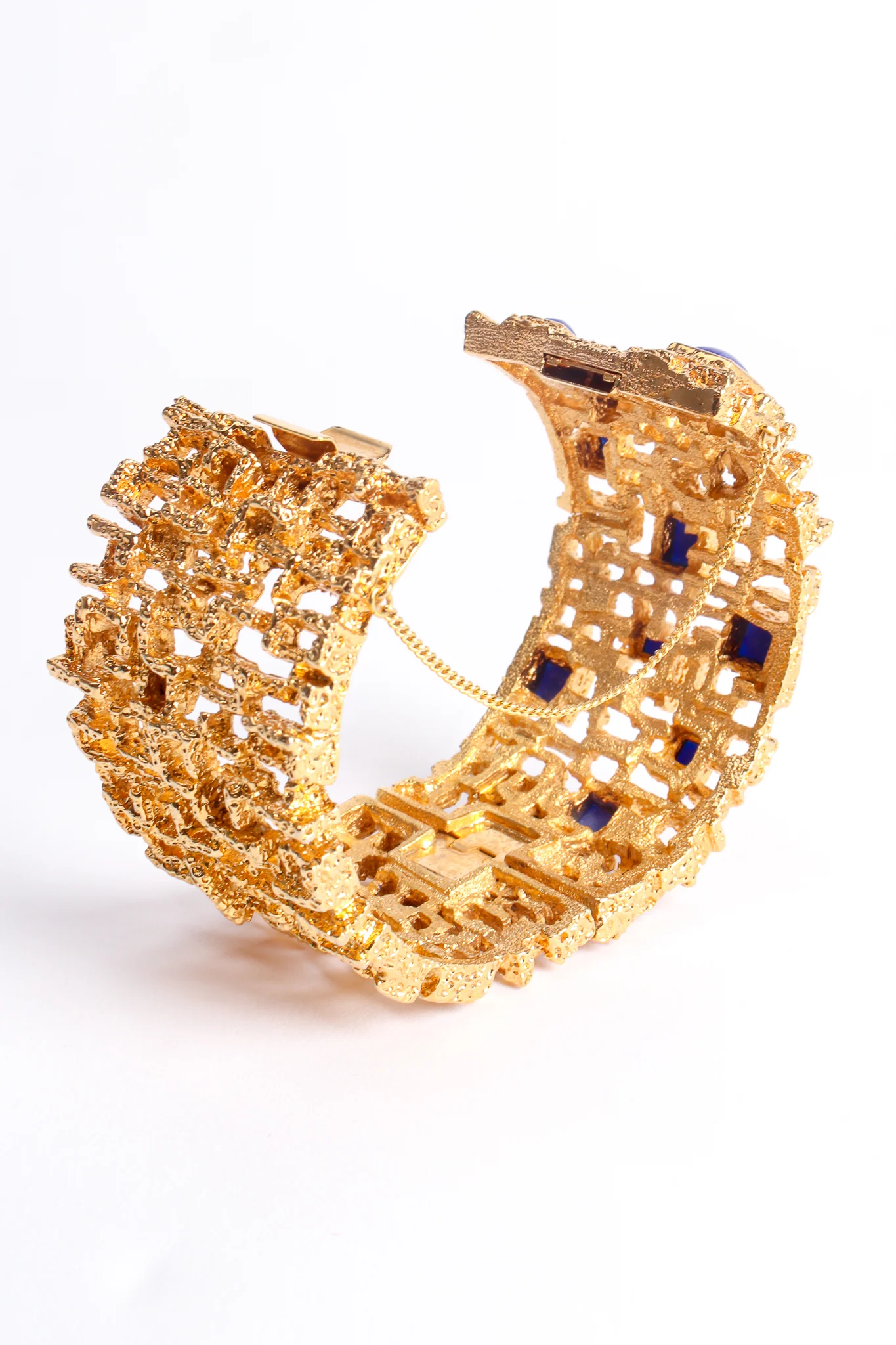 Brutalist Cage Cuff Bracelet - Image 5
