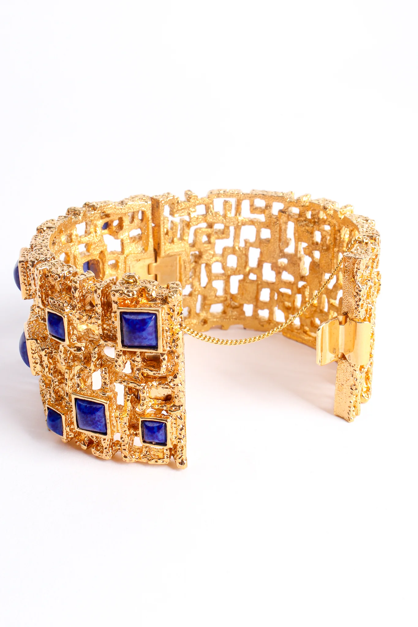 Brutalist Cage Cuff Bracelet - Image 6