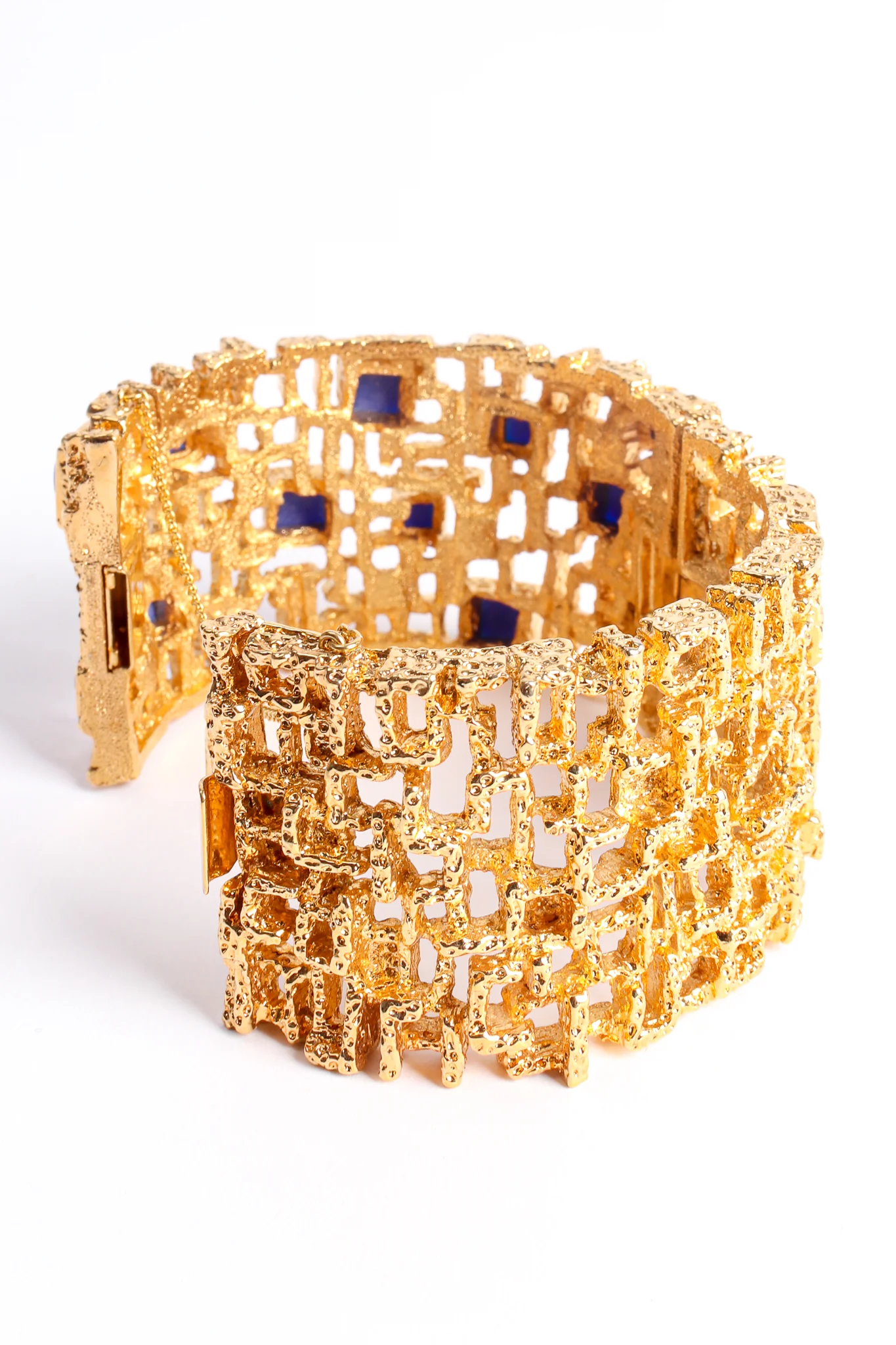 Brutalist Cage Cuff Bracelet - Image 7