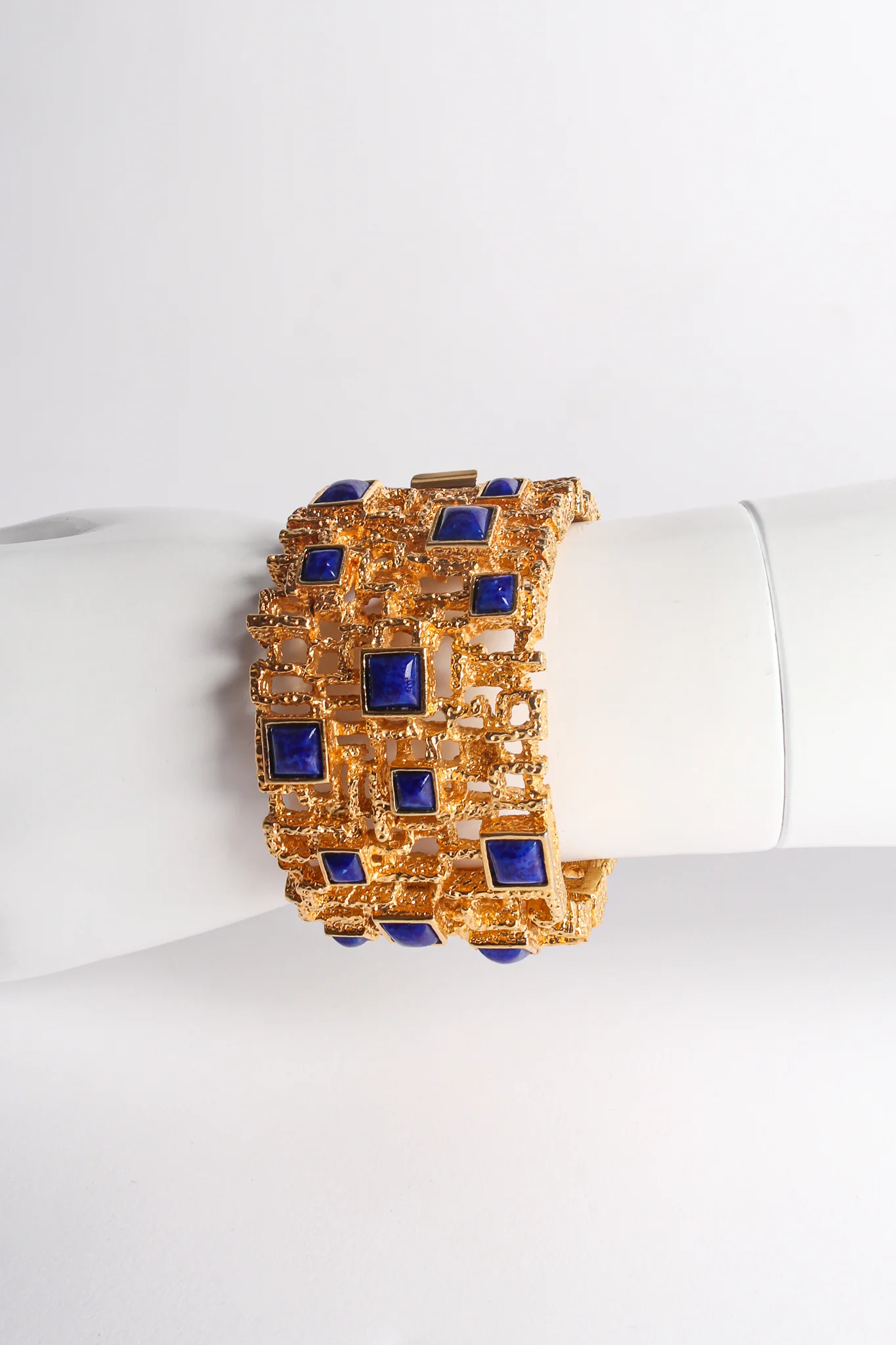 Brutalist Cage Cuff Bracelet - Image 8
