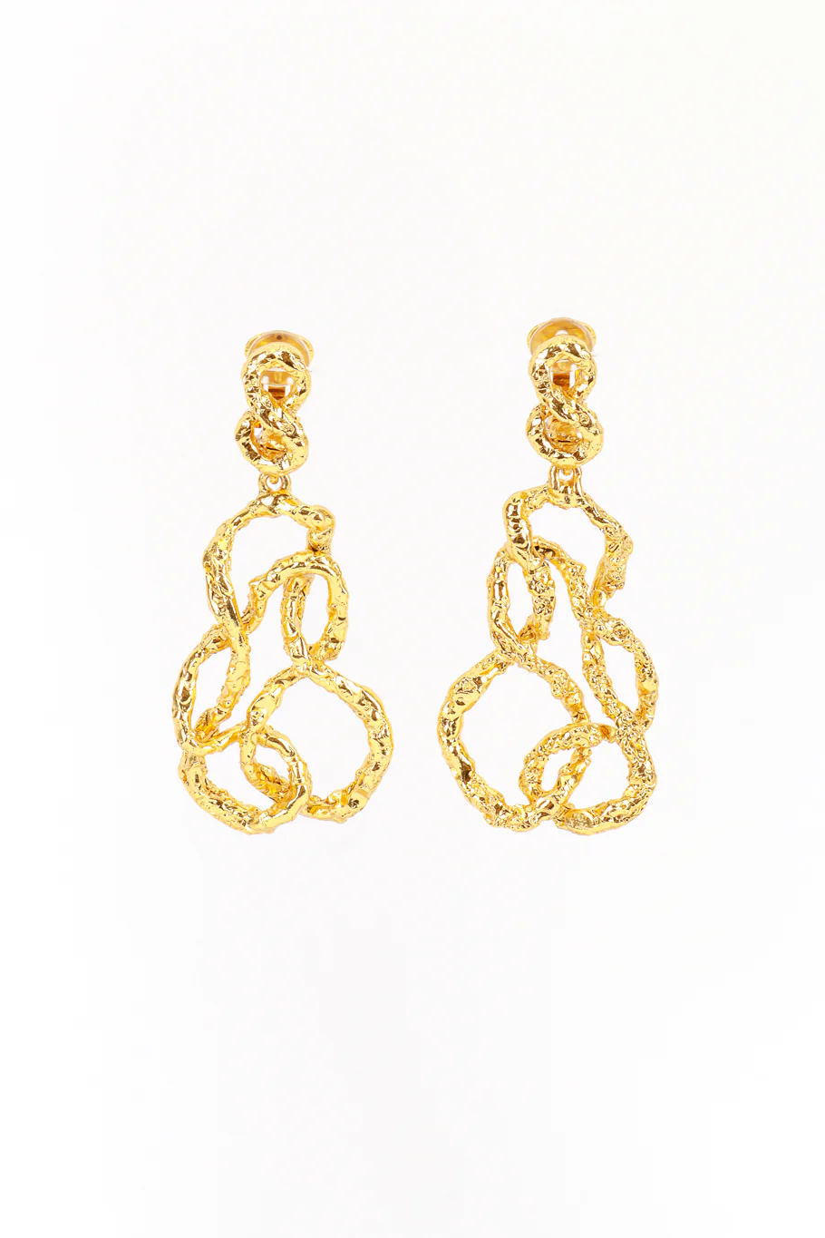 Brutalist Coil Drop Earrings