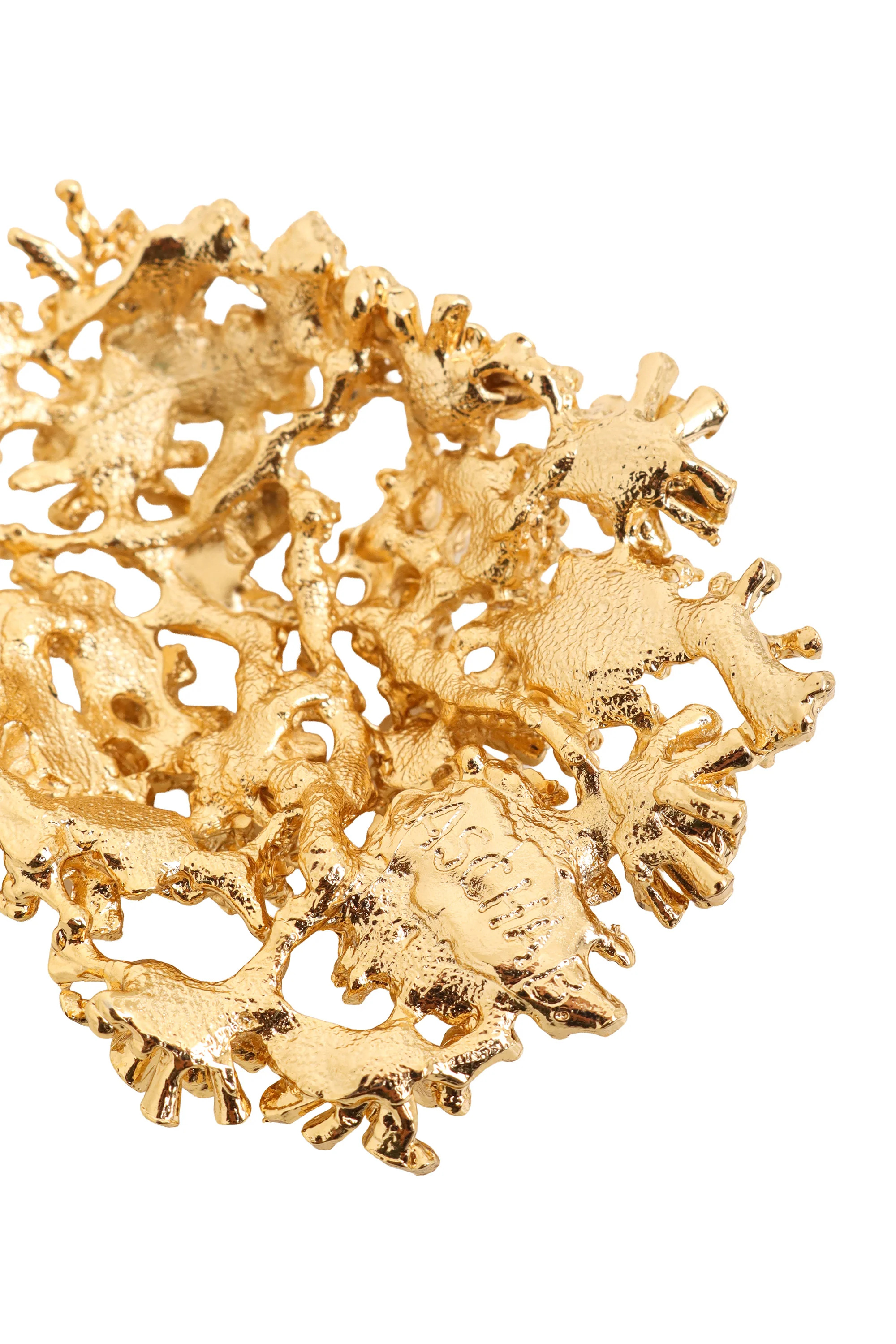 Brutalist Coral Pendant Necklace - Image 5