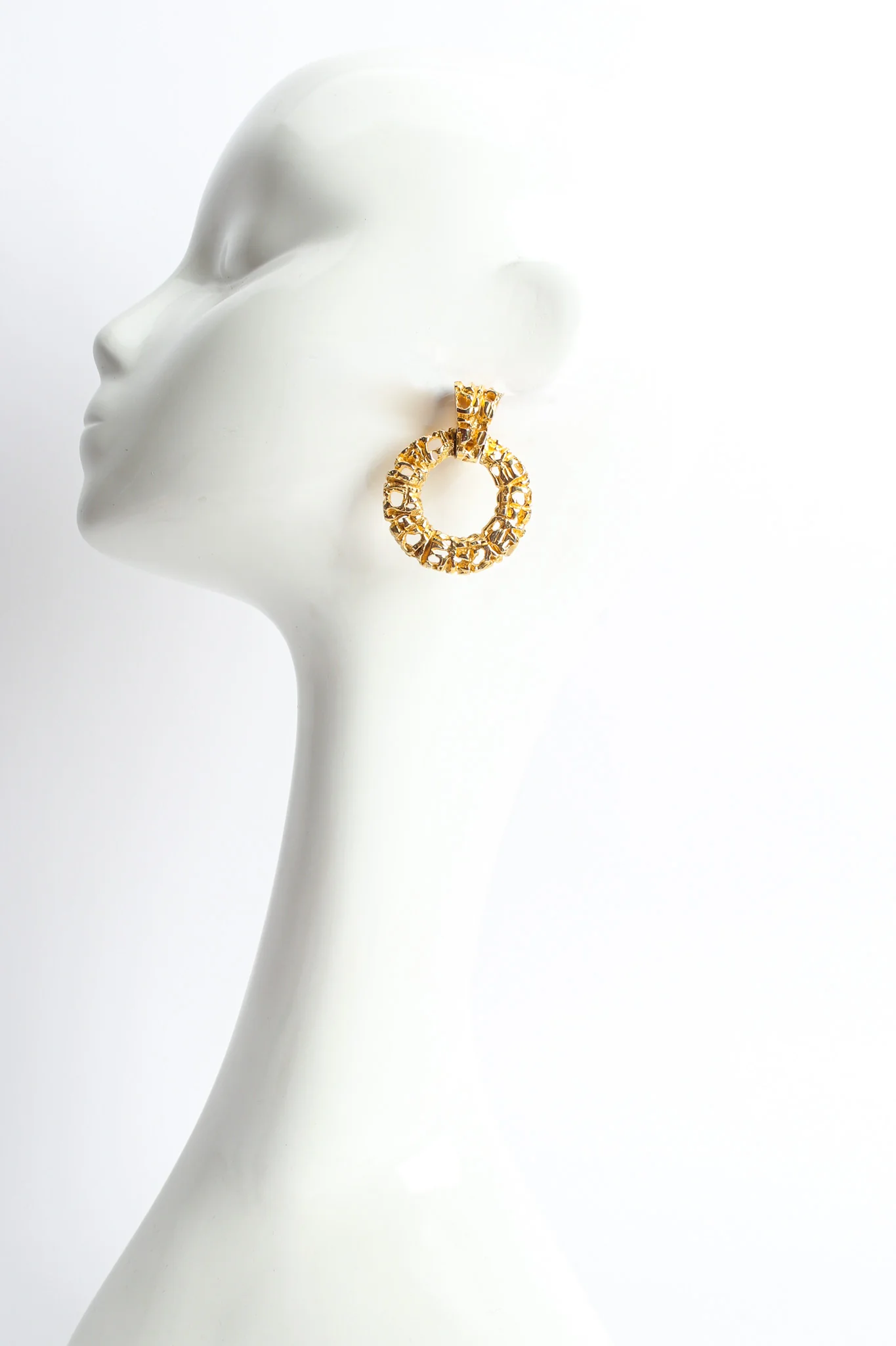Brutalist Cut Out Earrings - Image 2