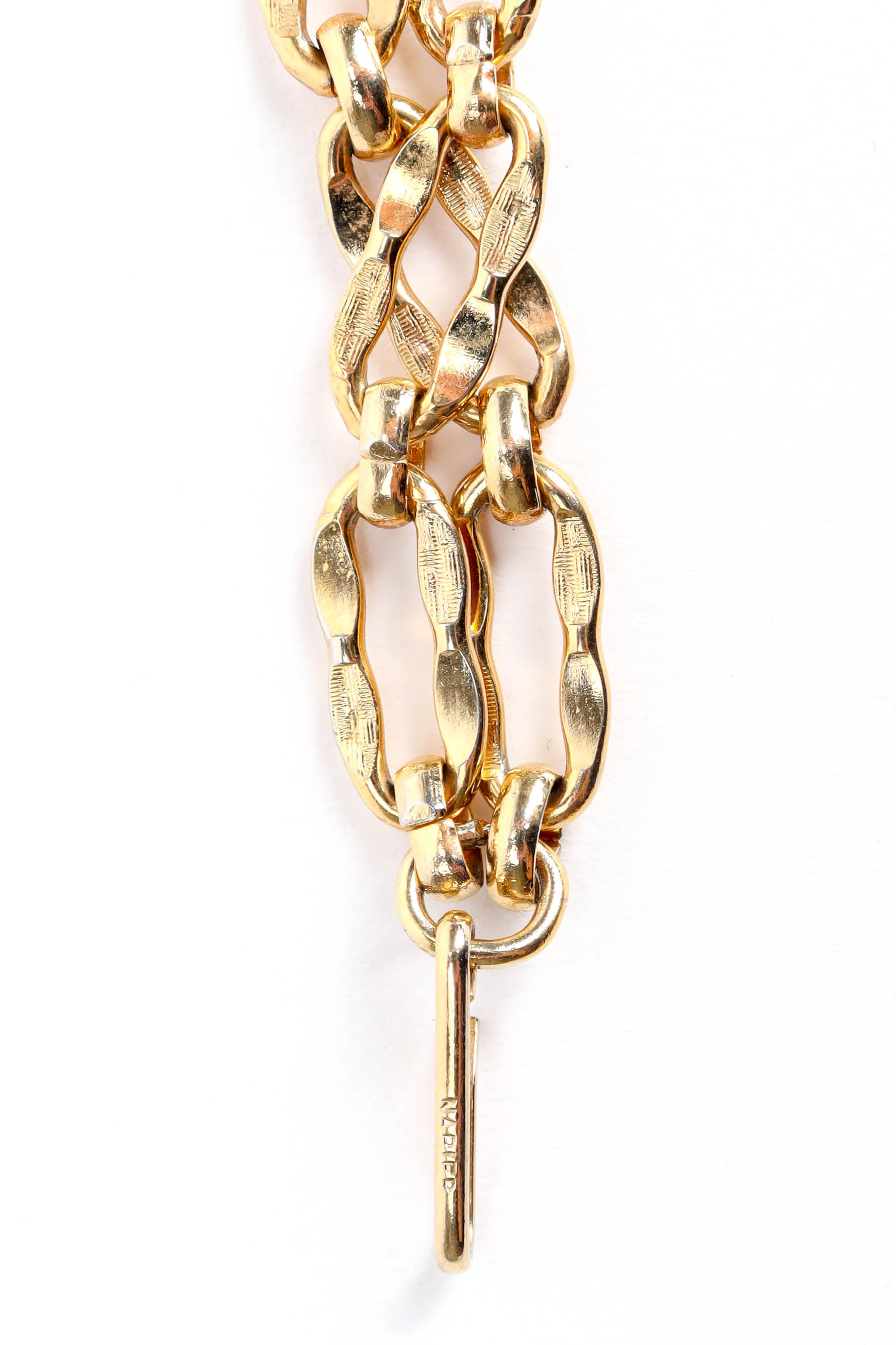 Brutalist Double Pendant Necklace - Image 10
