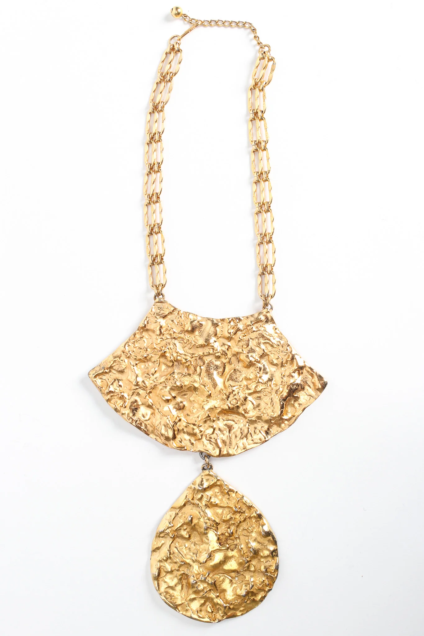 Brutalist Double Pendant Necklace II