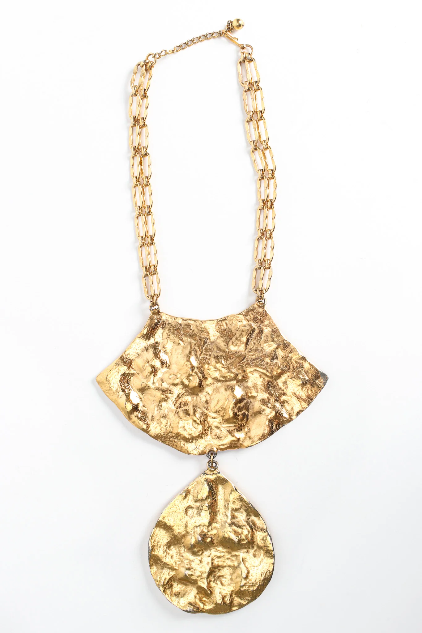 Brutalist Double Pendant Necklace II - Image 3