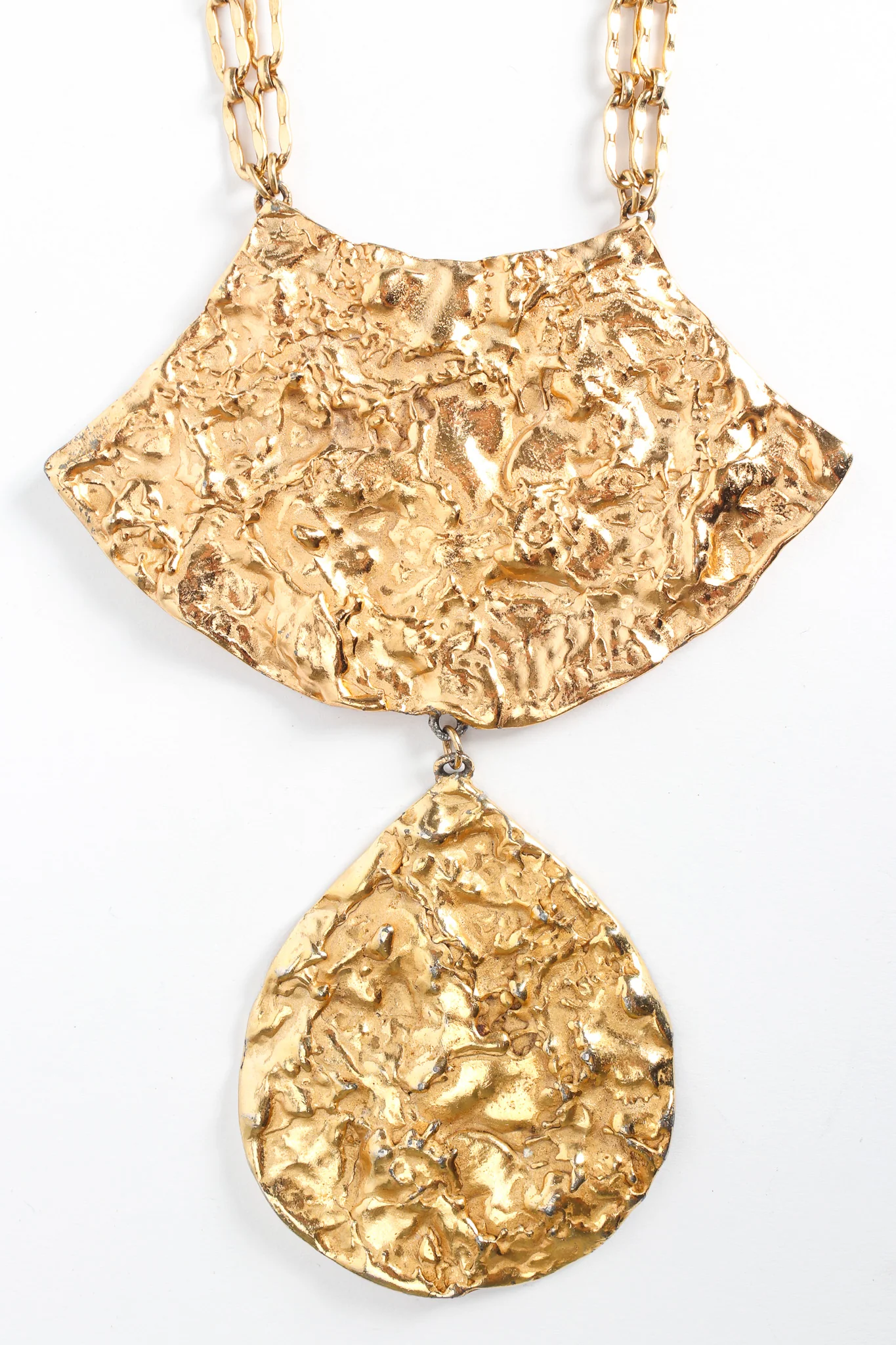 Brutalist Double Pendant Necklace II - Image 5