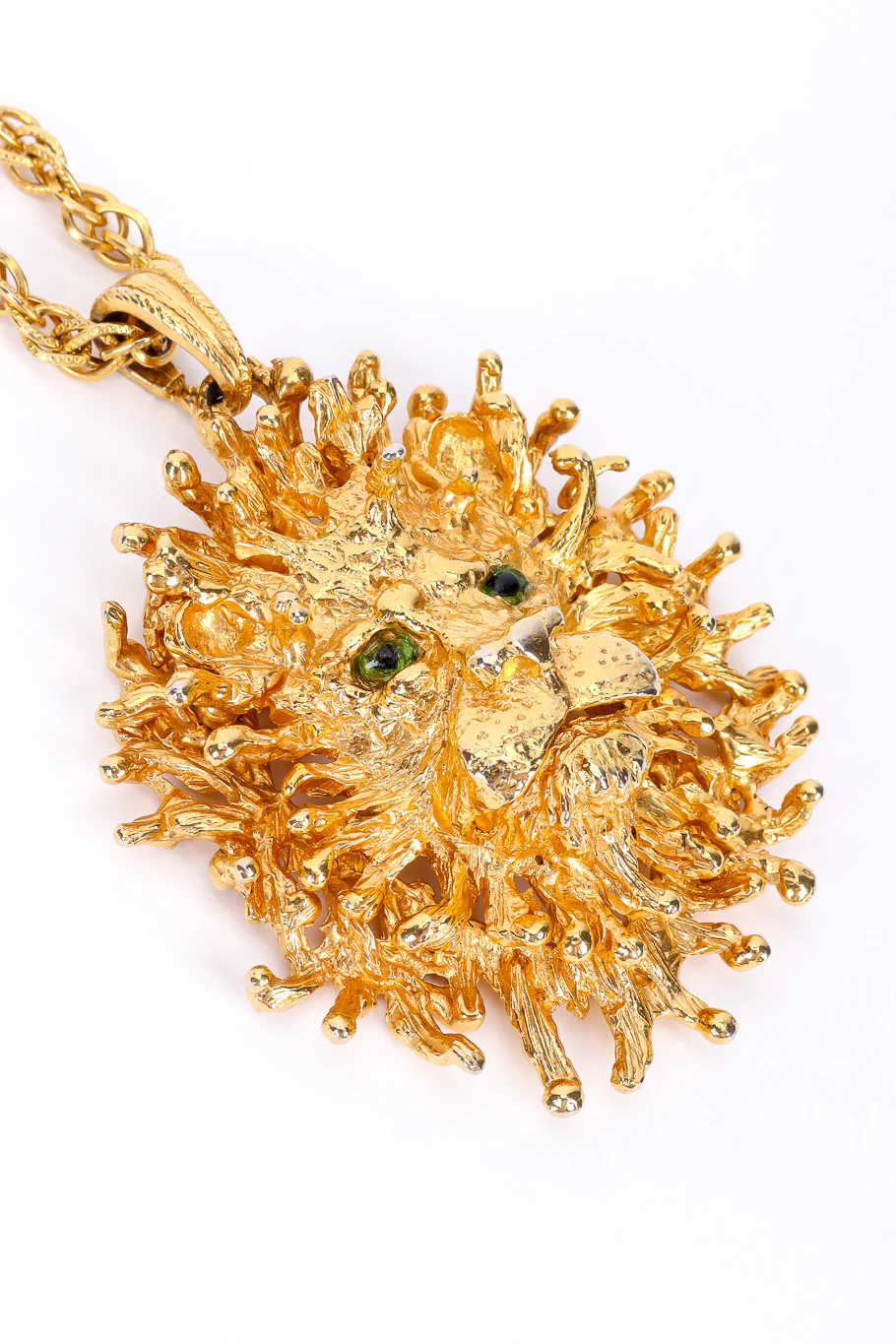 Brutalist Lion Head Necklace - Image 3