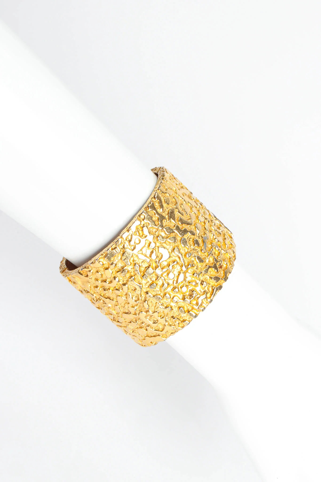 Wide Textured Bracelet - Image 2