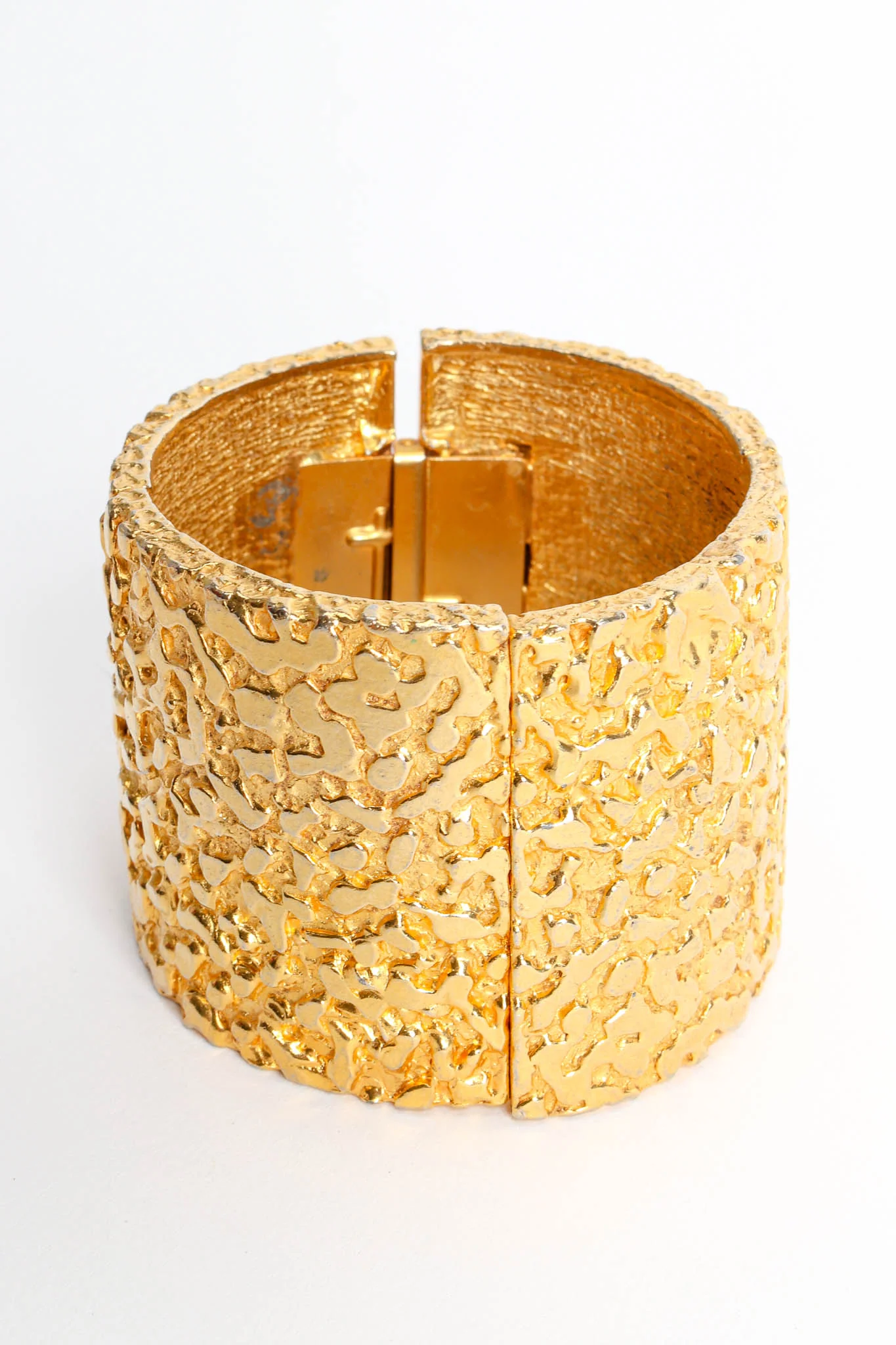 Wide Textured Bracelet - Image 4