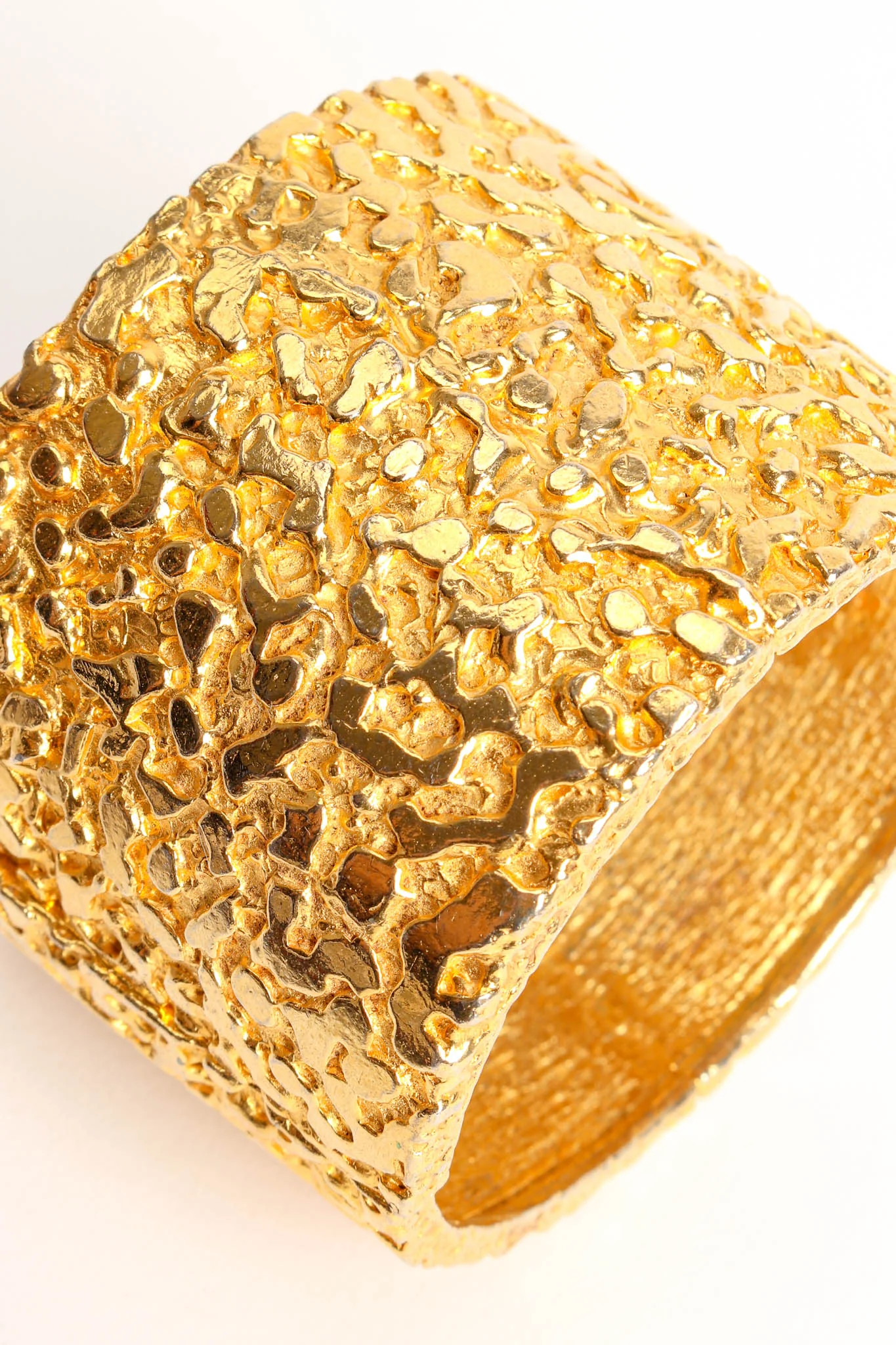 Wide Textured Bracelet - Image 6