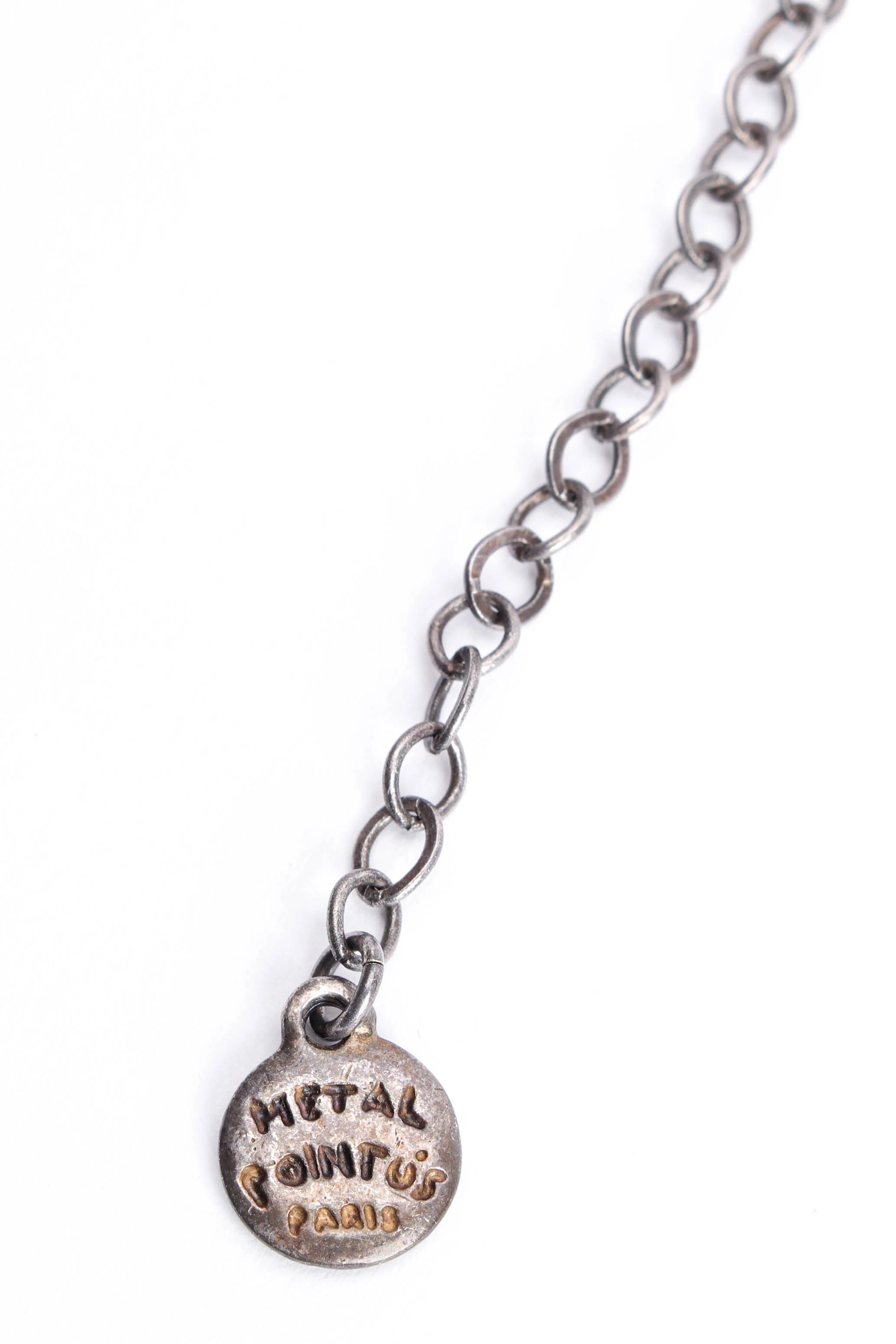 Brutalist Puzzle Crystal Necklace - Image 10