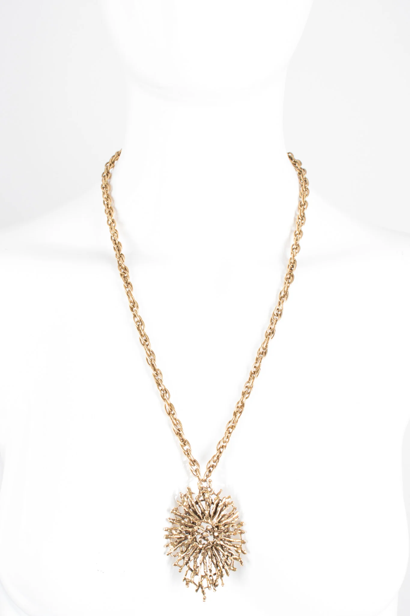 Brutalist Sunburst Pendant - Image 2