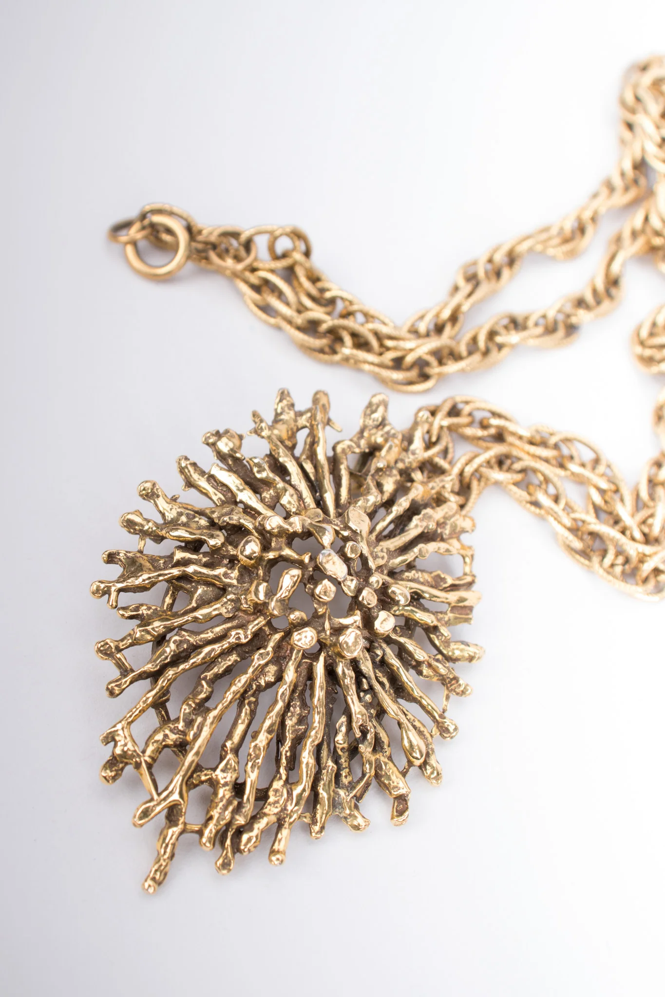 Brutalist Sunburst Pendant - Image 5