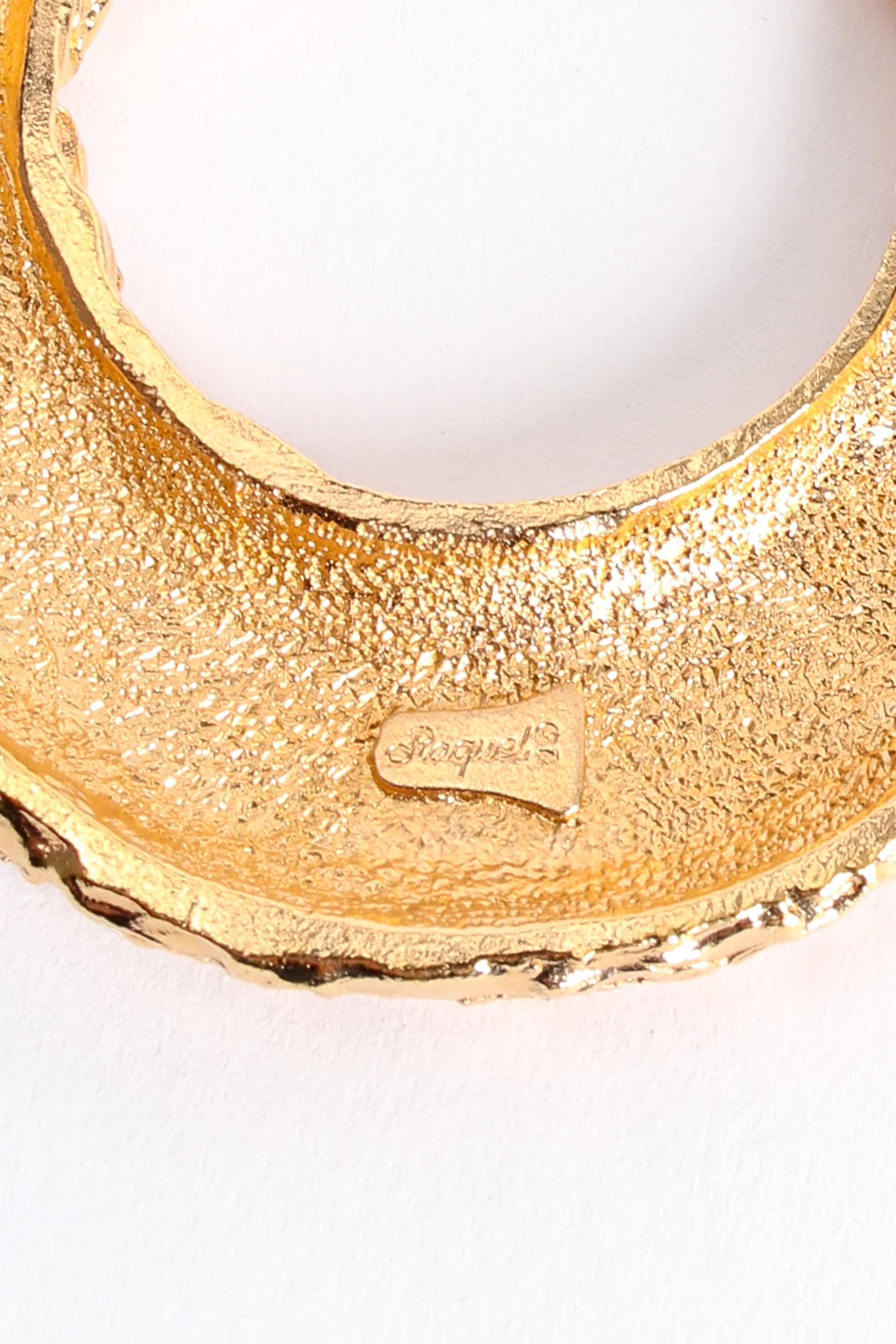Brutalist Textured Ring Pendant - Image 10