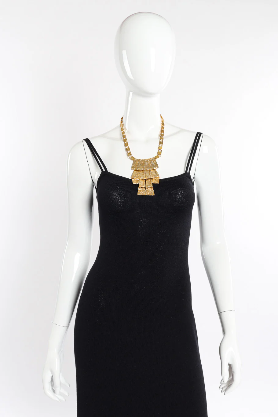 Brutalist Tiered Tablet Necklace - Image 2