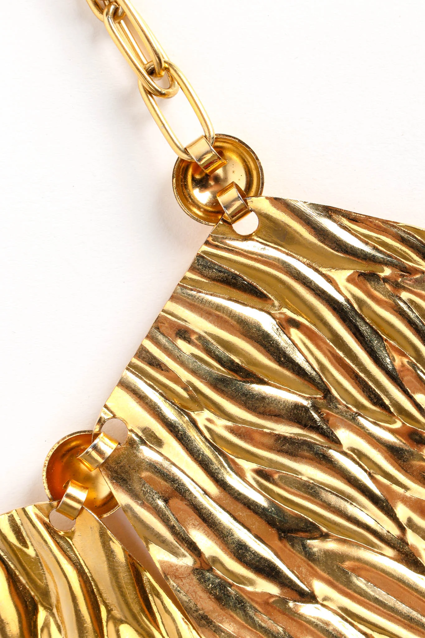 Textured Trapezoid Plate Necklace - Image 7
