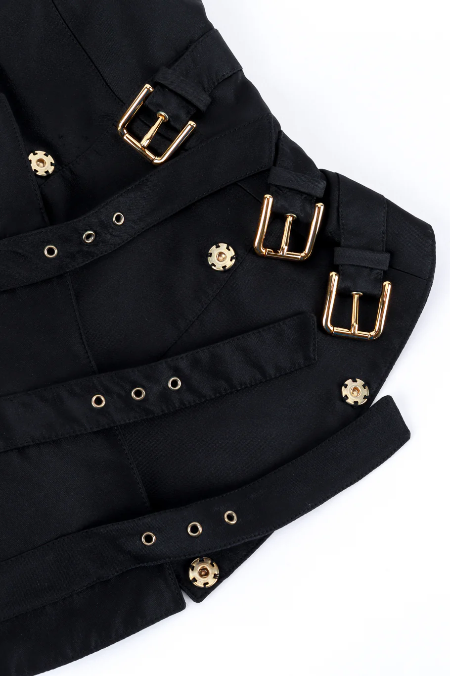 Buckle Corset Silk Top - Image 6
