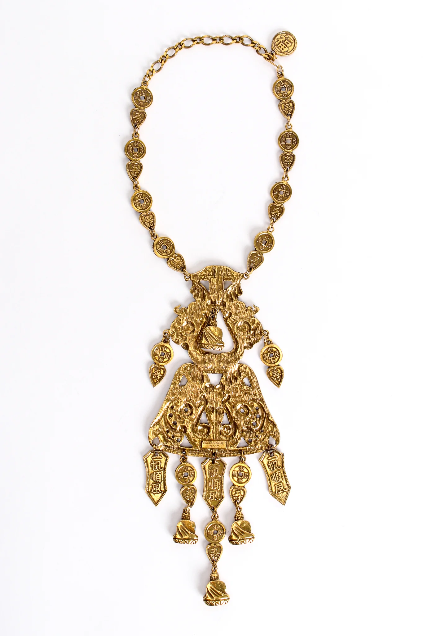 Buddha Scroll Plate Pendant - Image 10