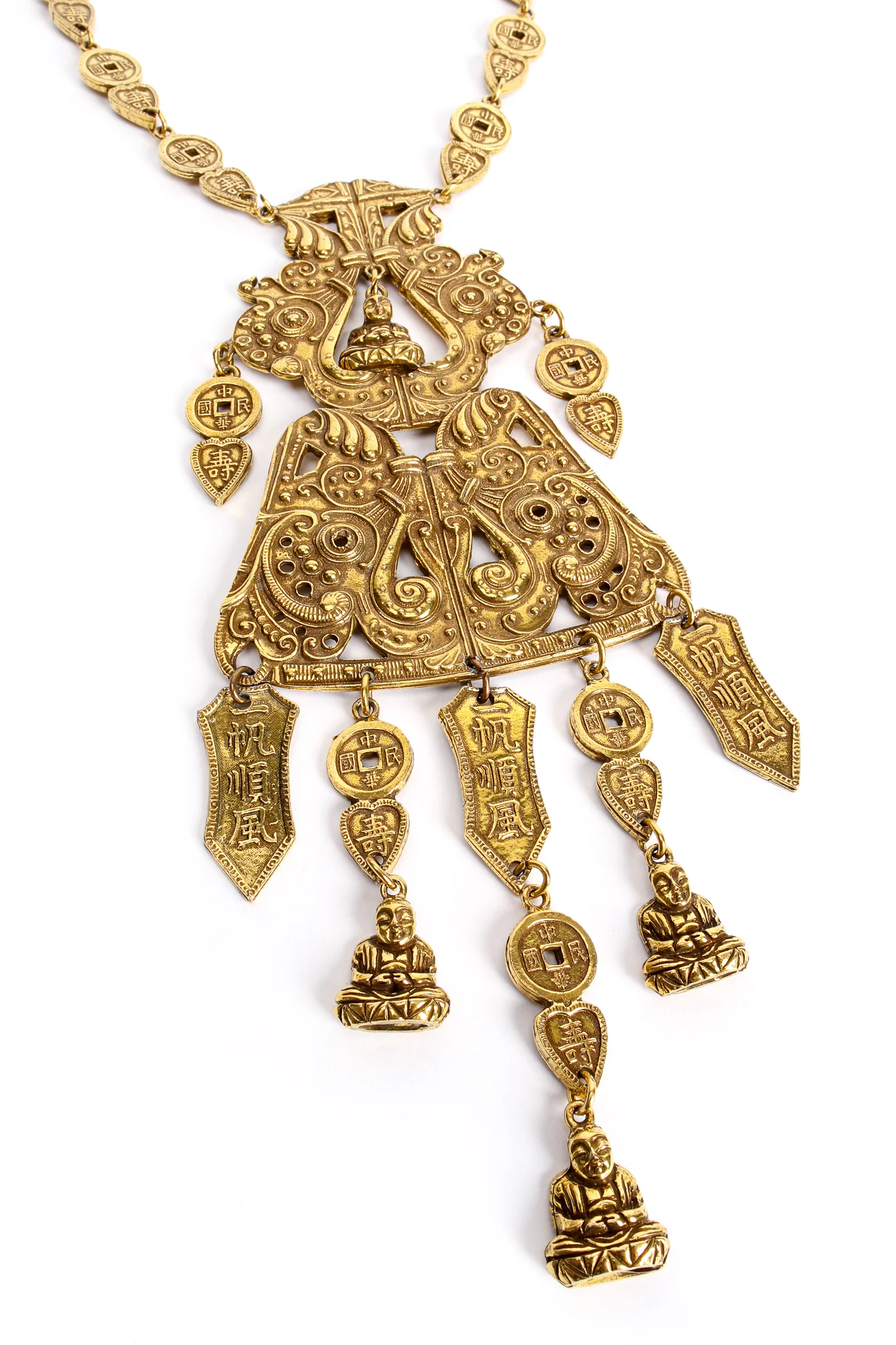 Buddha Scroll Plate Pendant - Image 4