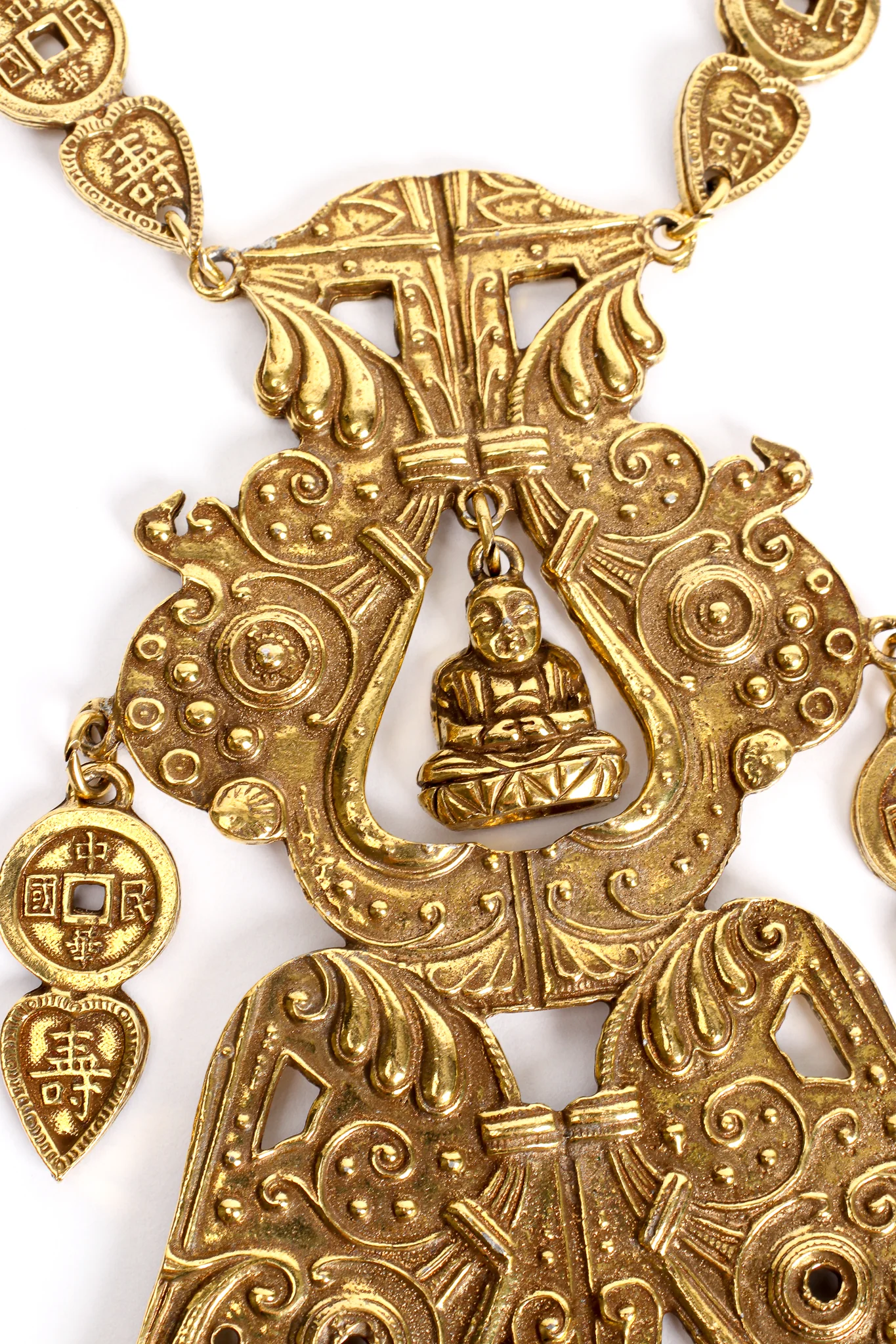 Buddha Scroll Plate Pendant - Image 5