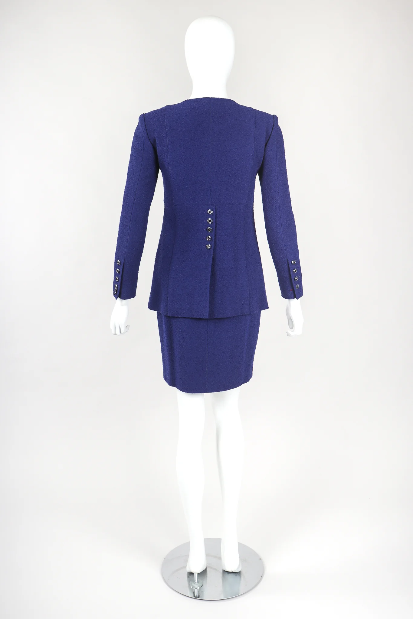 Bustier Bouclé Jacket & Skirt Suit - Image 4