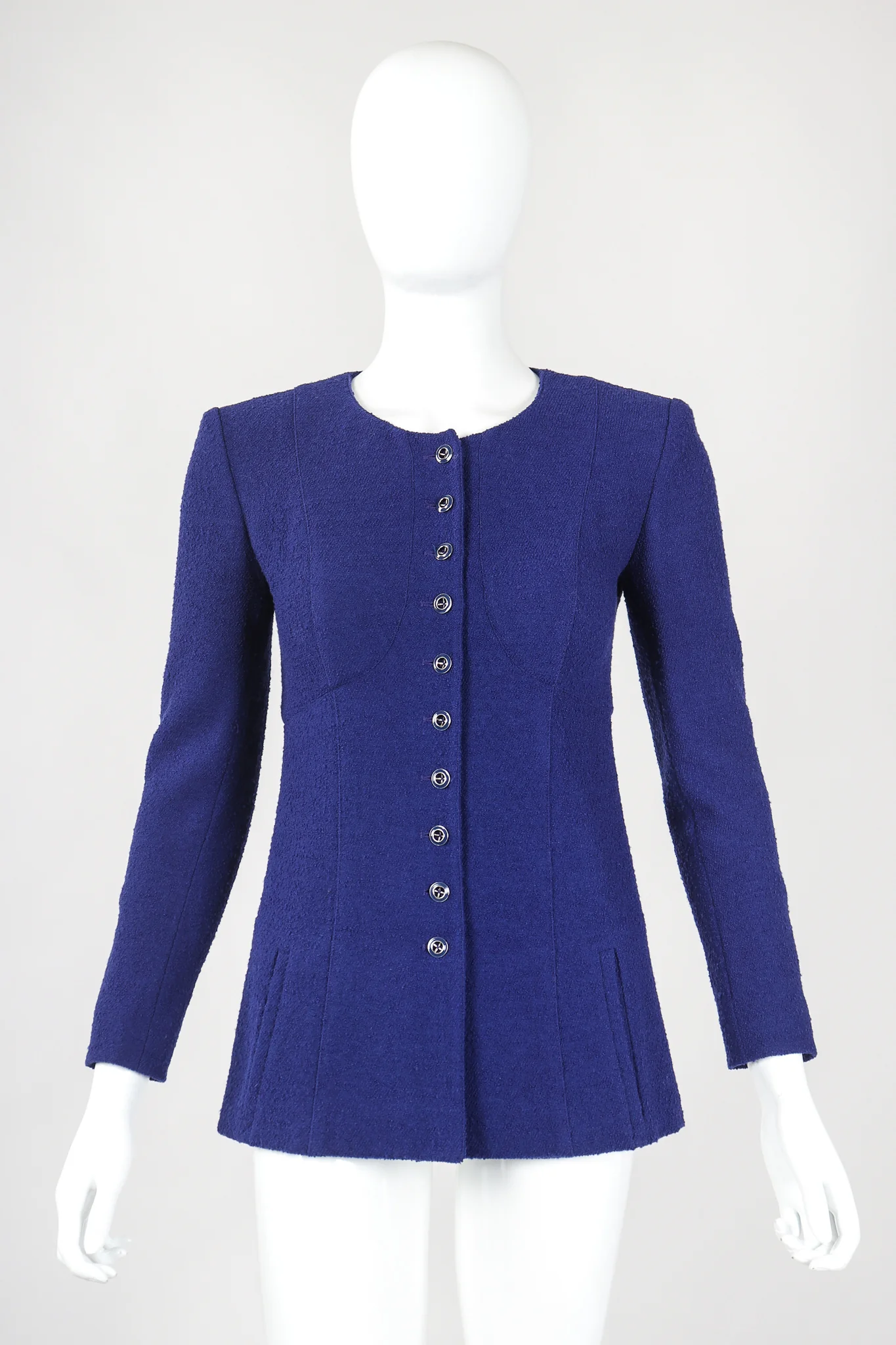 Bustier Bouclé Jacket & Skirt Suit - Image 5