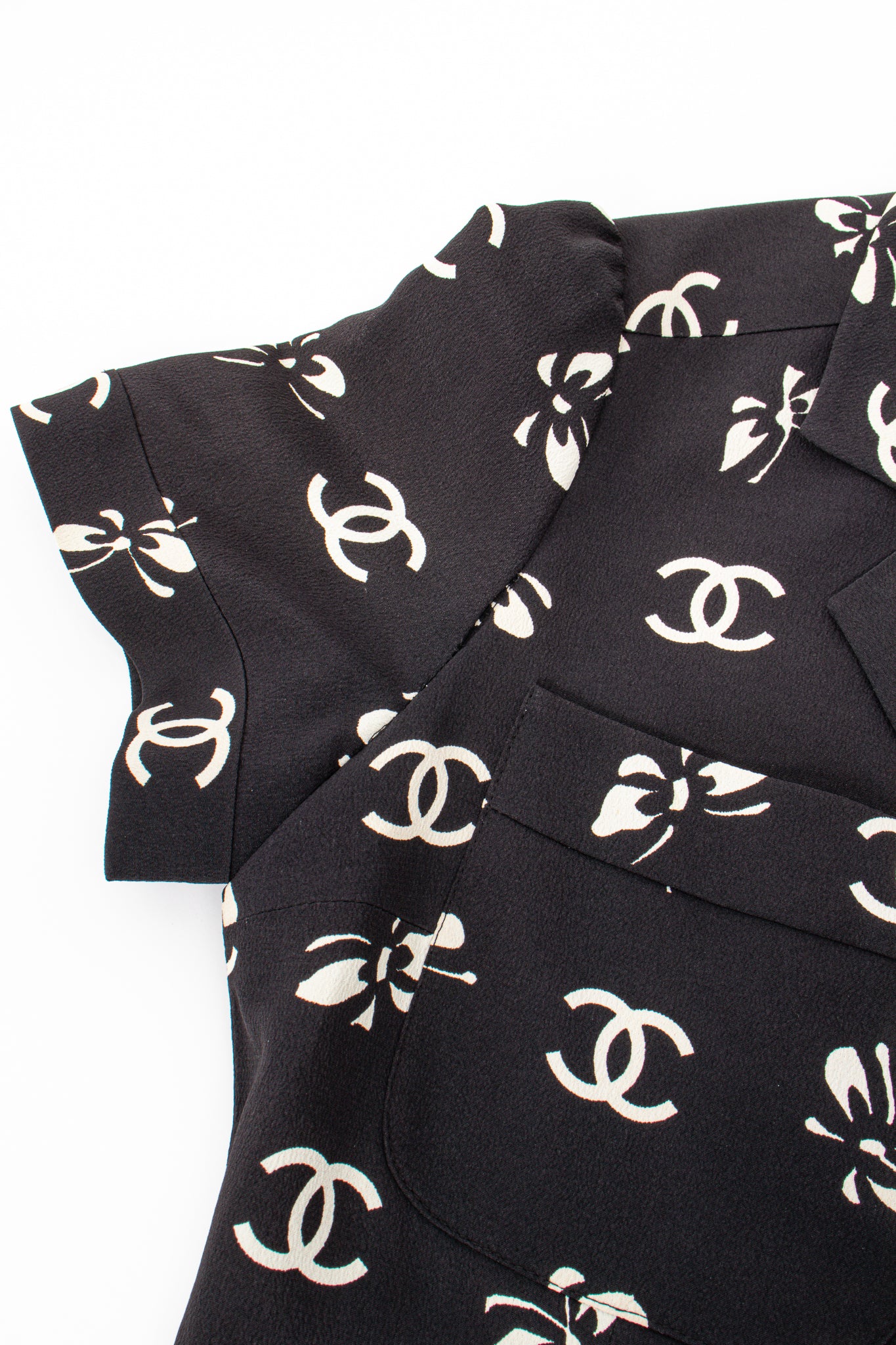 1997 Butterfly CC Logo Print Dress - Image 16