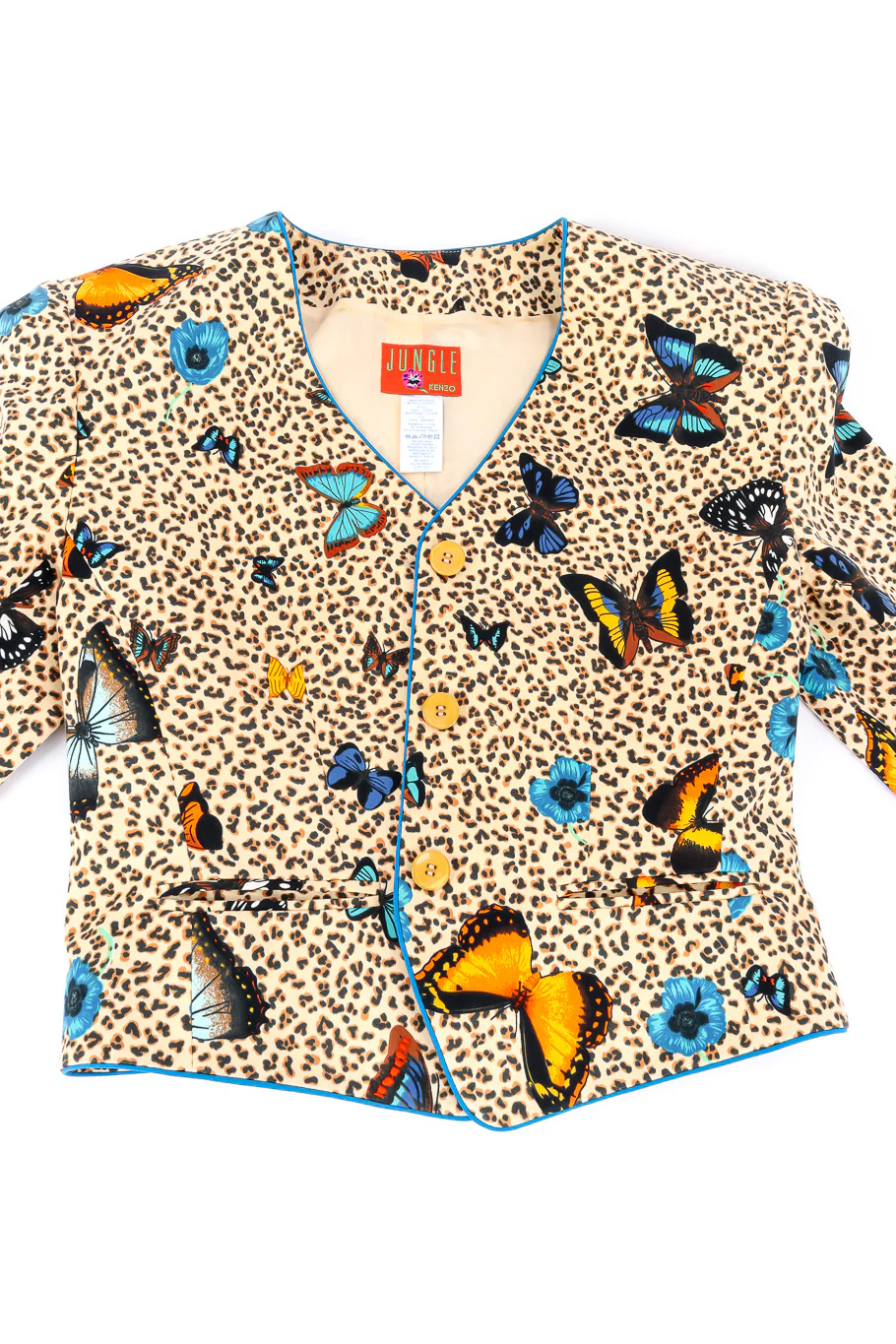 Butterfly Leopard Jacket & Skirt Set - Image 11