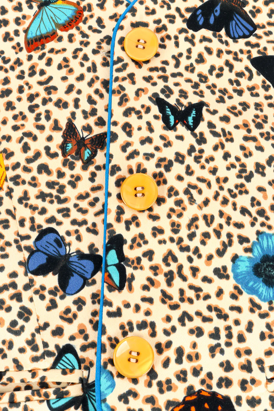 Butterfly Leopard Jacket & Skirt Set - Image 12