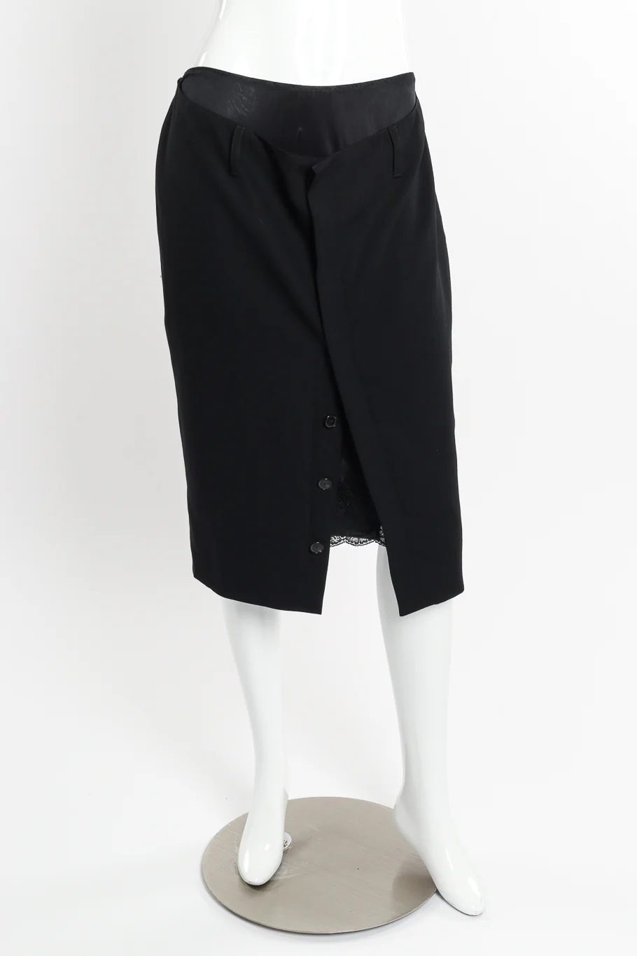 Button Down Pencil Skirt