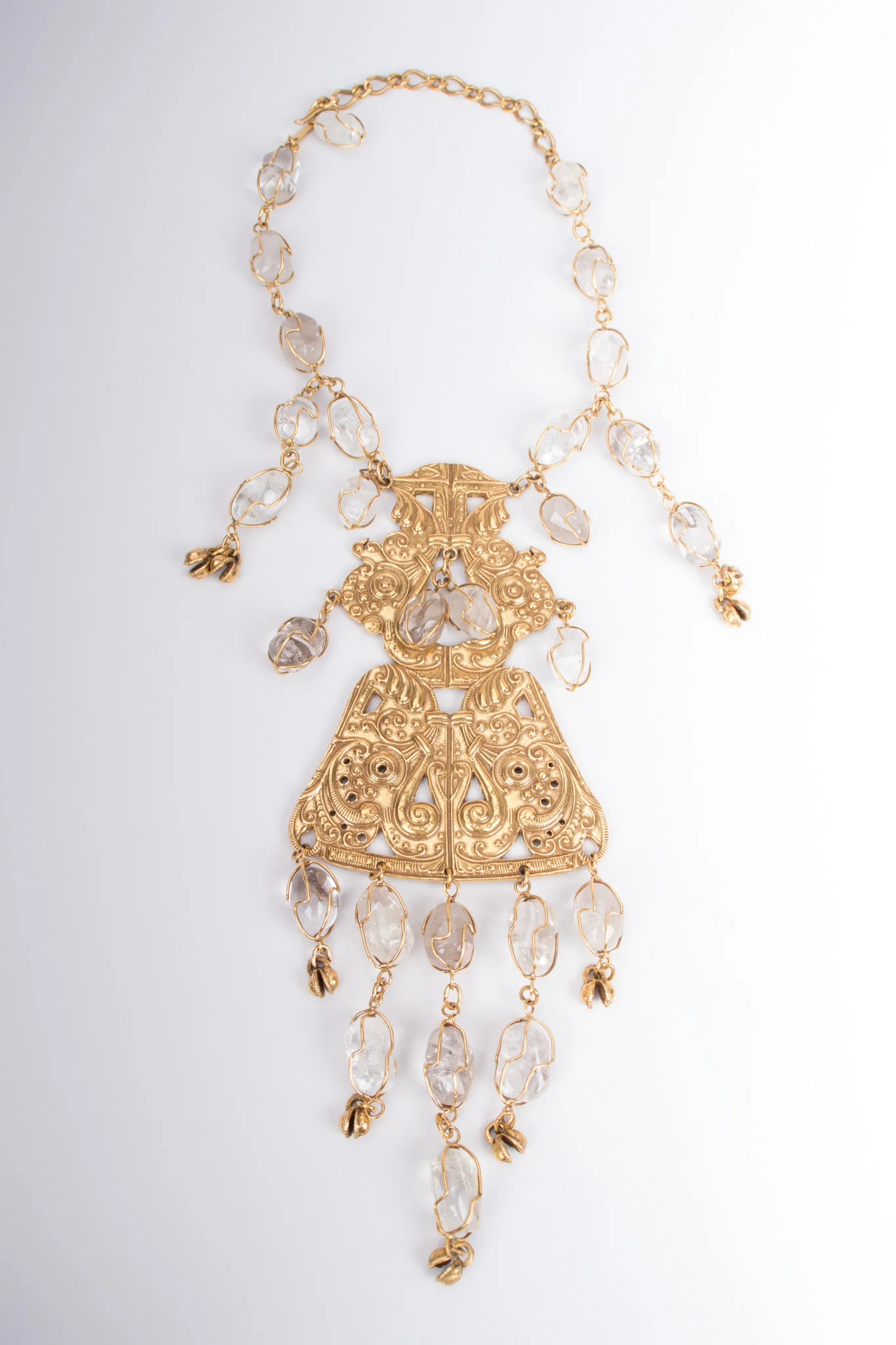 Byzantine Crystal Mint Necklace - Image 3