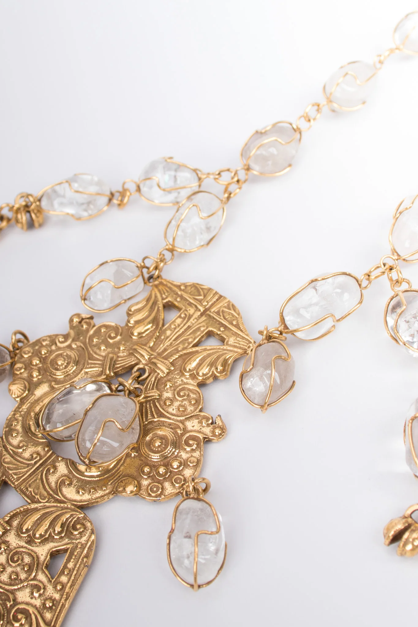 Byzantine Crystal Mint Necklace - Image 7