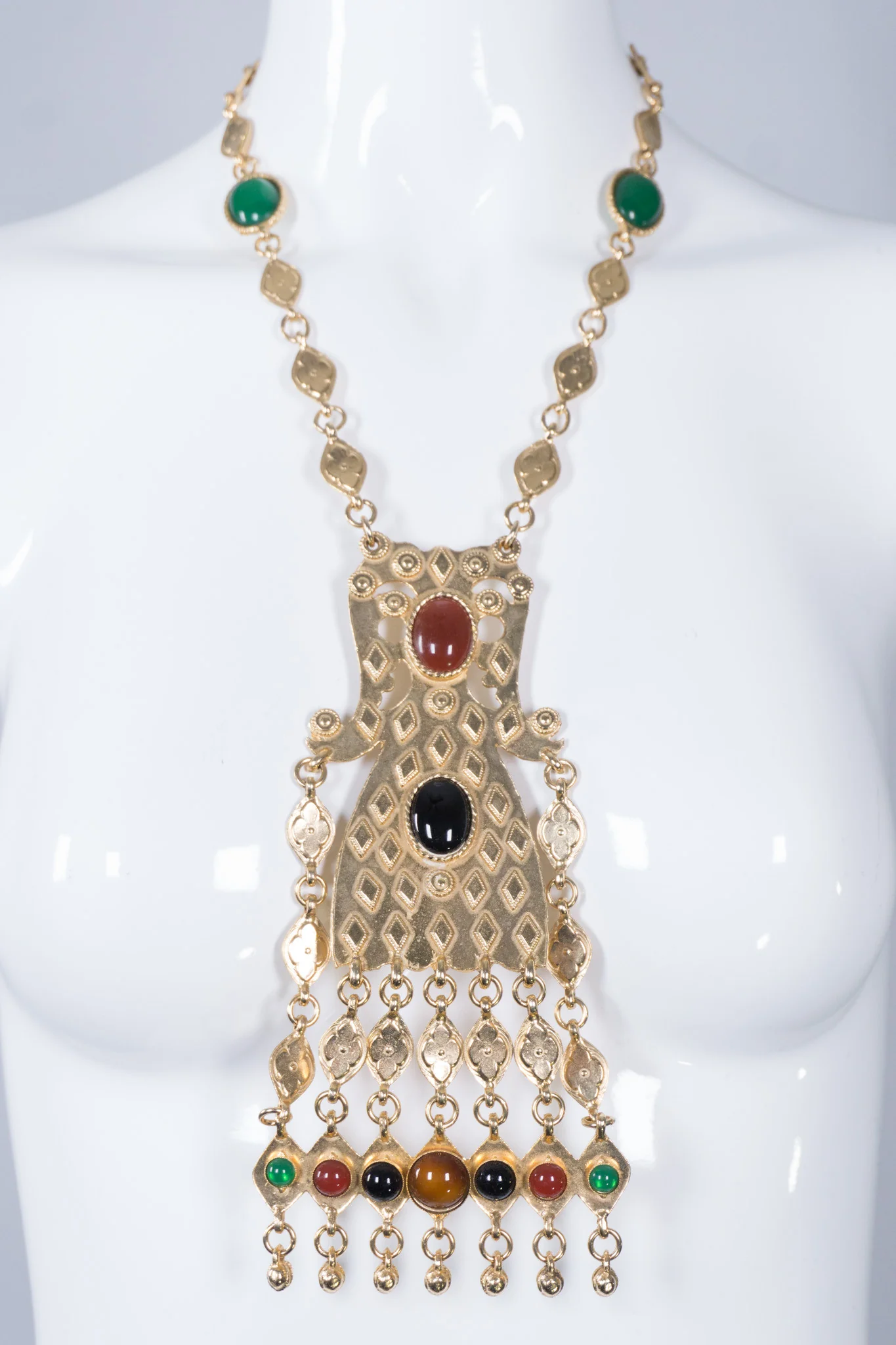 Byzantine Pendant Plate Necklace - Image 2