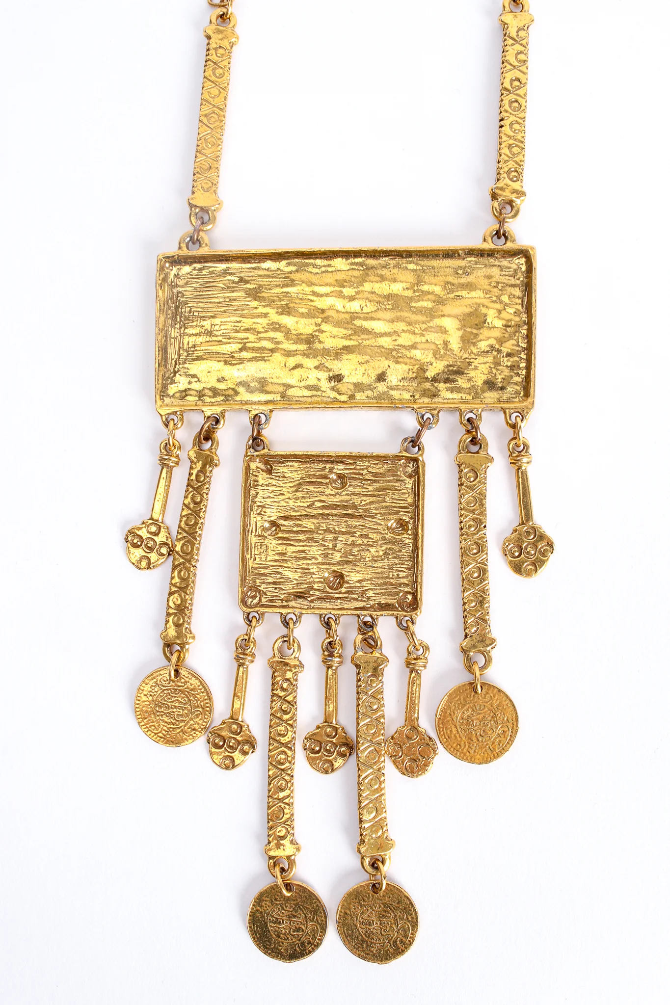 Byzantine Plate Coin Drop Necklace - Image 9